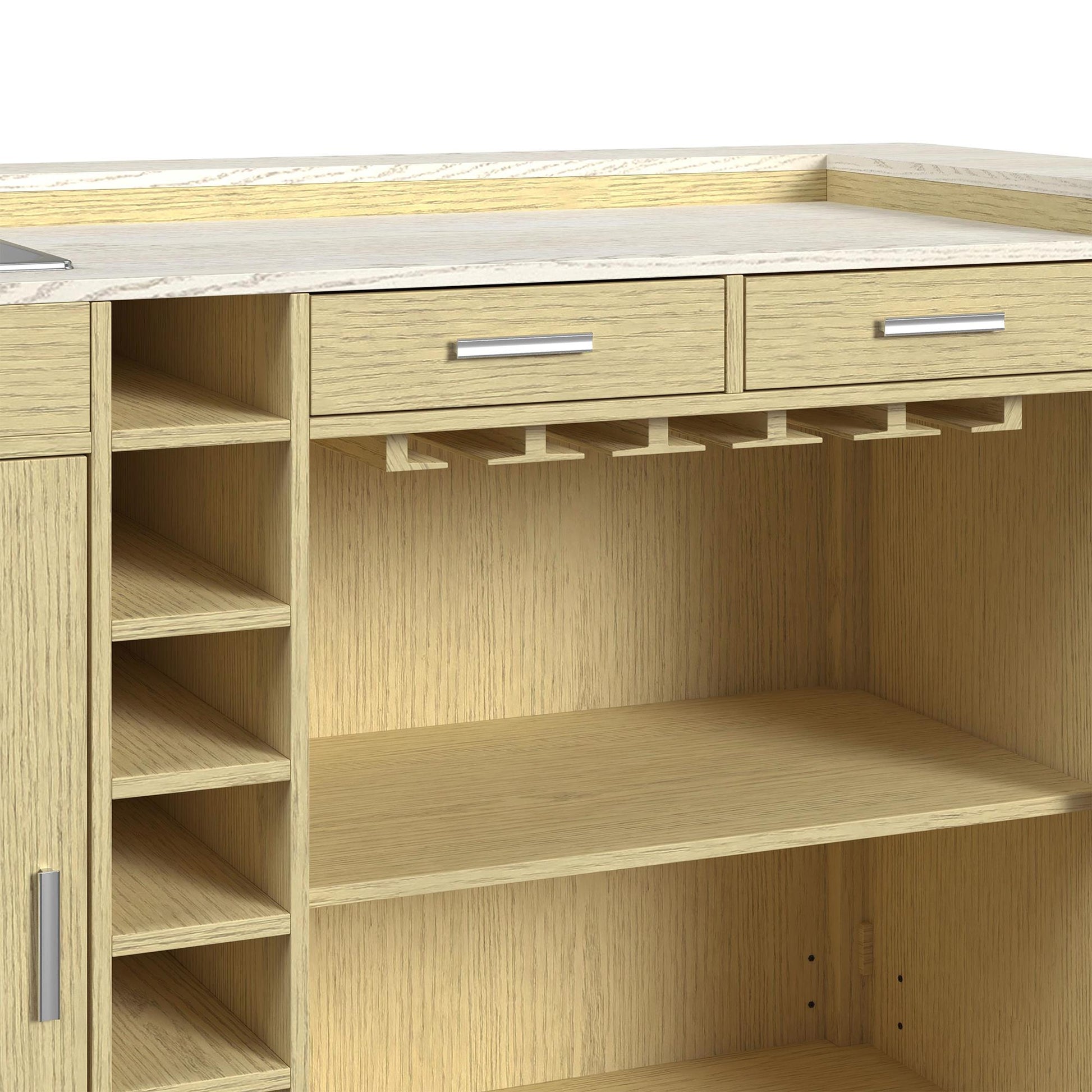  Elements International Cambrie DA-18010-6-BTC Bar Table IMAGE 8