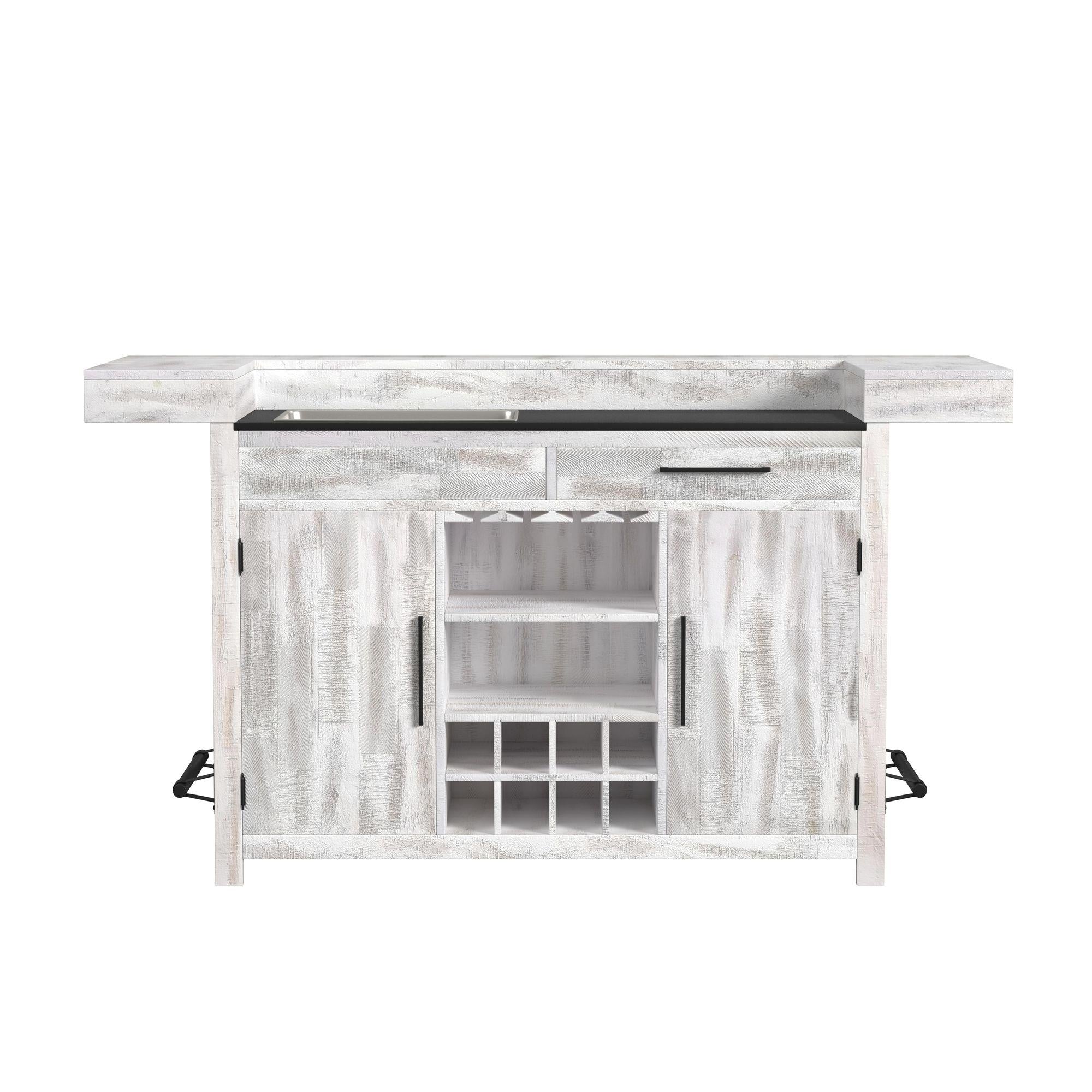  Elements International Rogen Rustic DA-12850-7-BT Bar Table IMAGE 2
