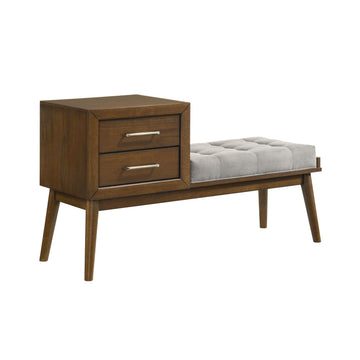  Elements International Malibu LA-4650-5-BN Bench IMAGE 1
