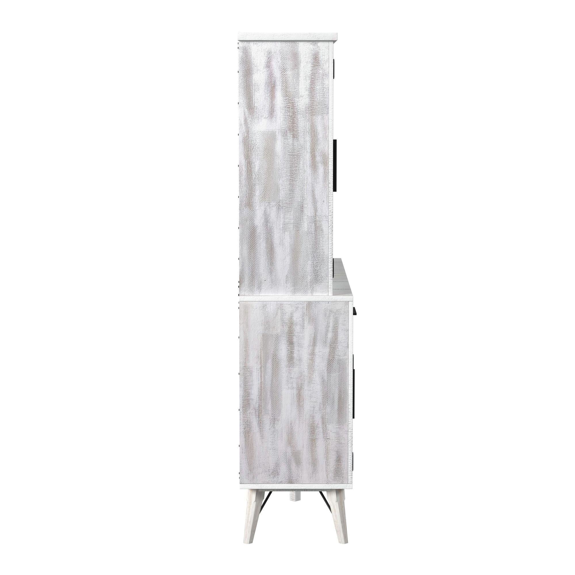  Elements International Rogen Rustic D-12850-7-BFHT Buffet & Hutch IMAGE 3