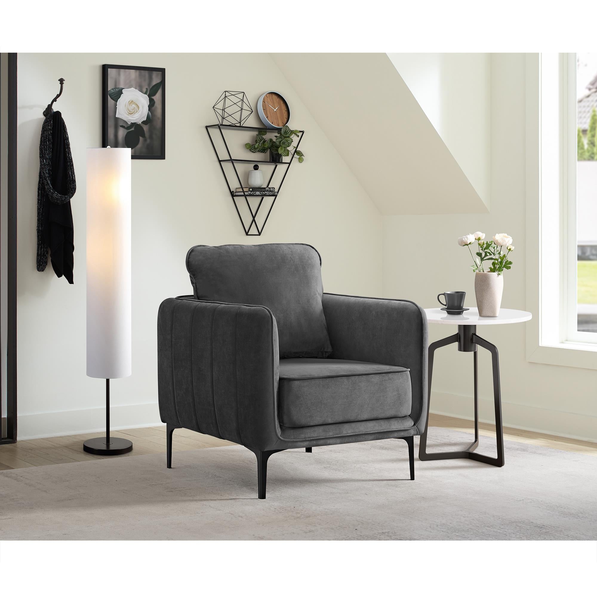  Elements International Rae U-4460-8590-100 Chair IMAGE 4
