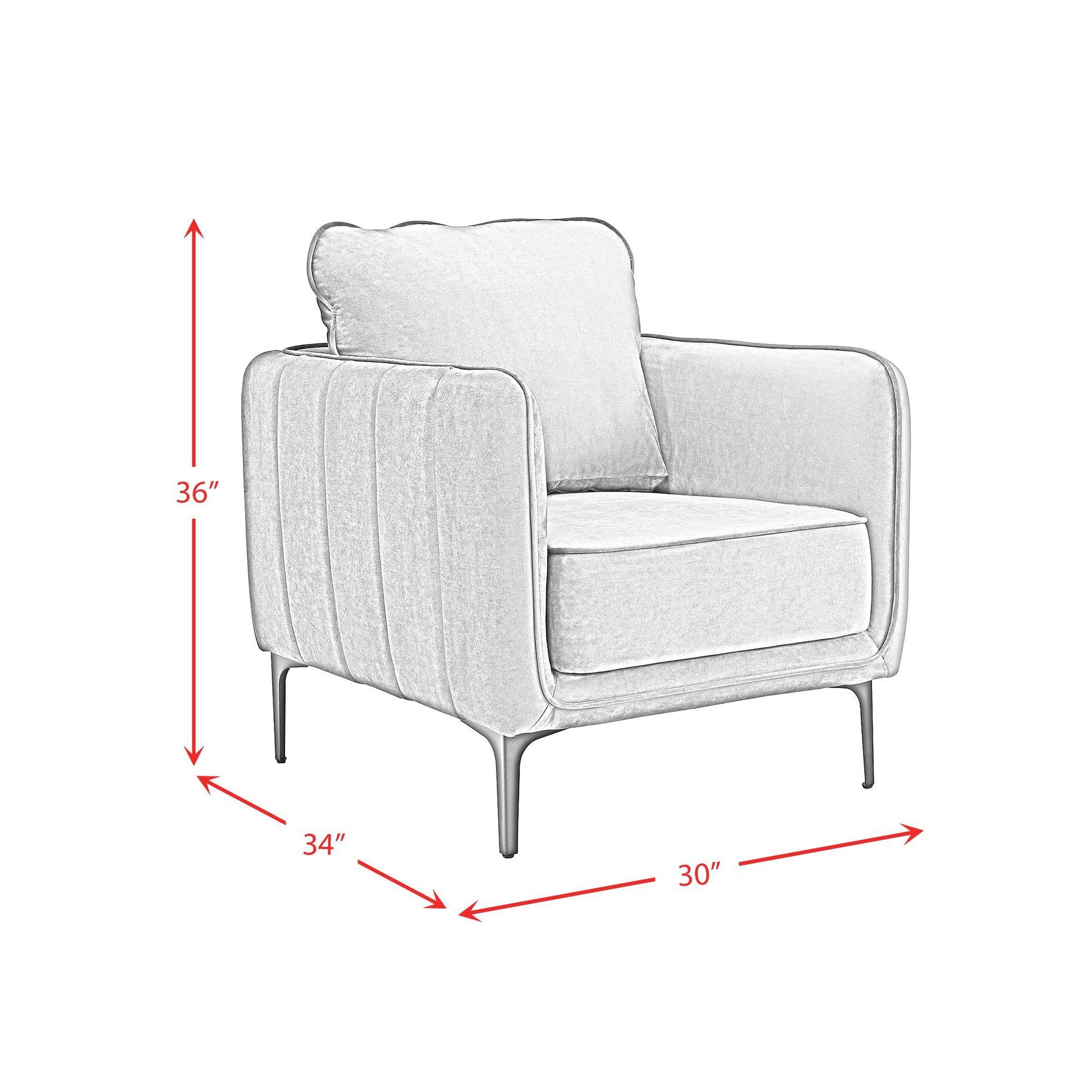  Elements International Rae U-4460-8590-100 Chair IMAGE 8