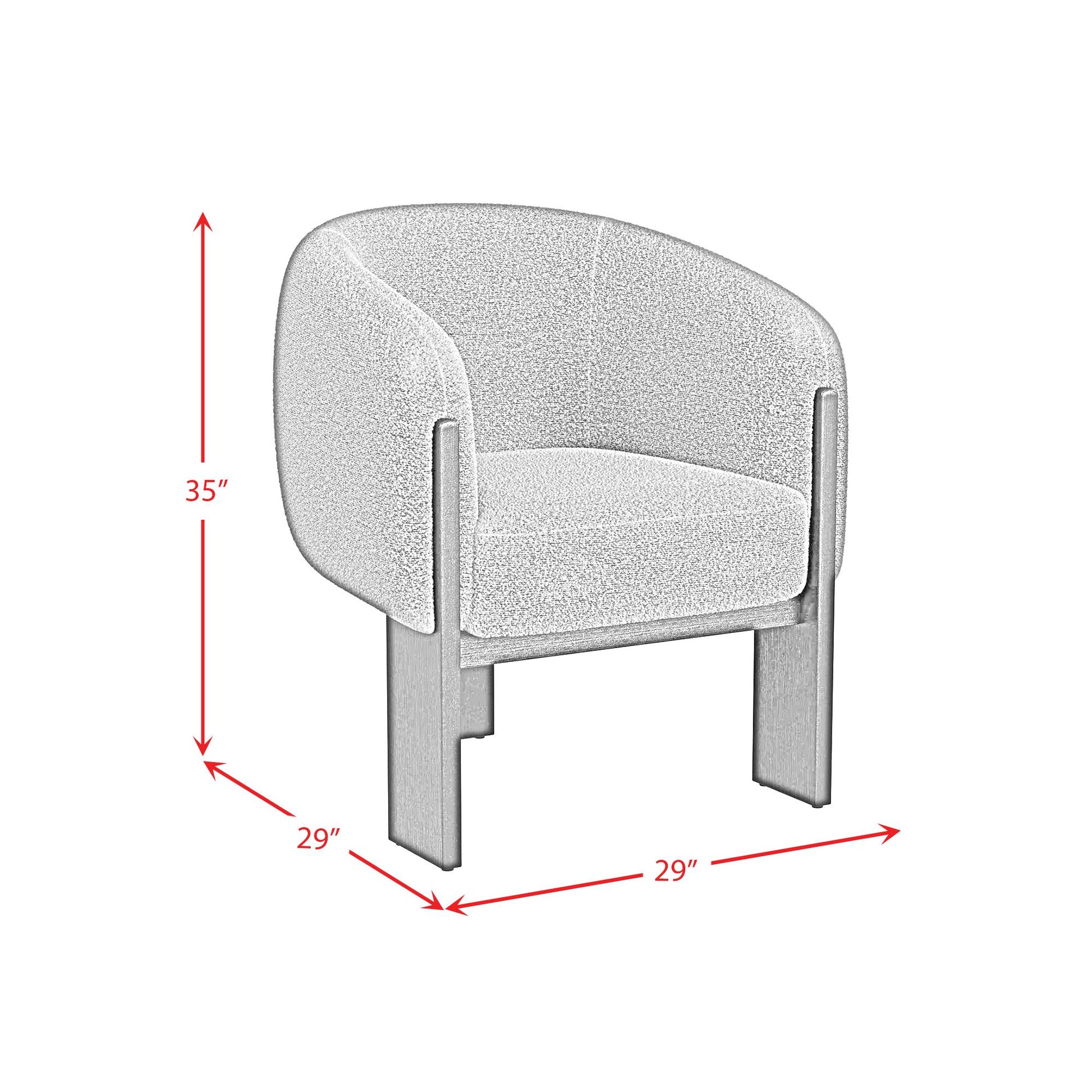  Elements International Modern U-15160-11450-100 Chair IMAGE 9