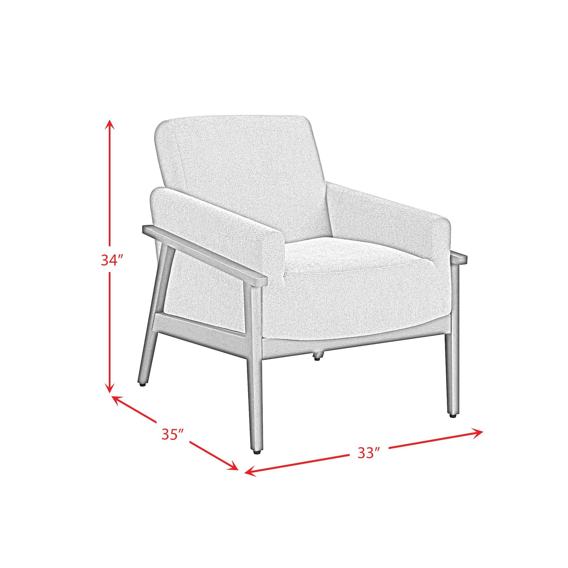  Elements International Ava U-15340-11242-100 Chair IMAGE 7