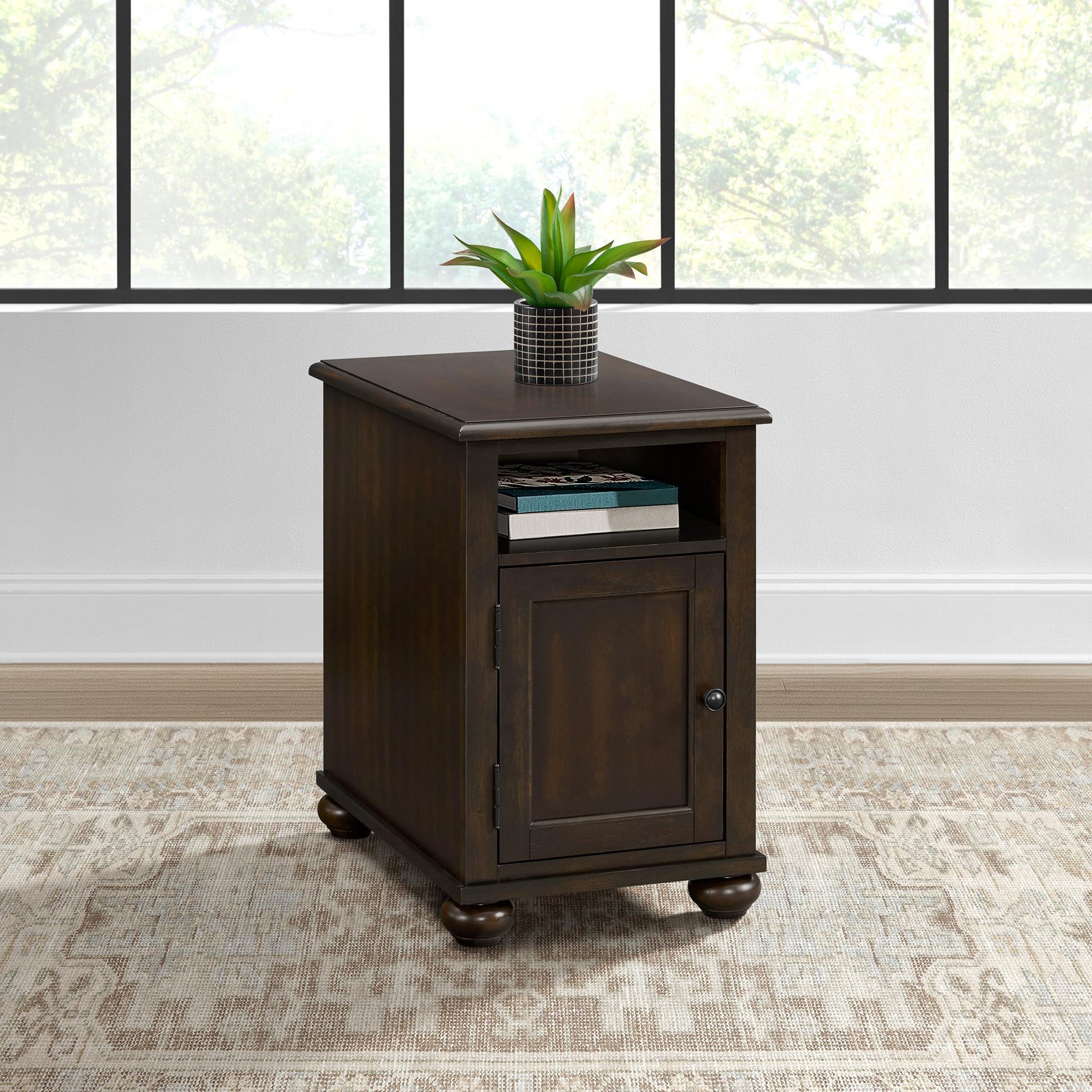  Elements International Wagner T-15740-5-CST Chairside Table IMAGE 3