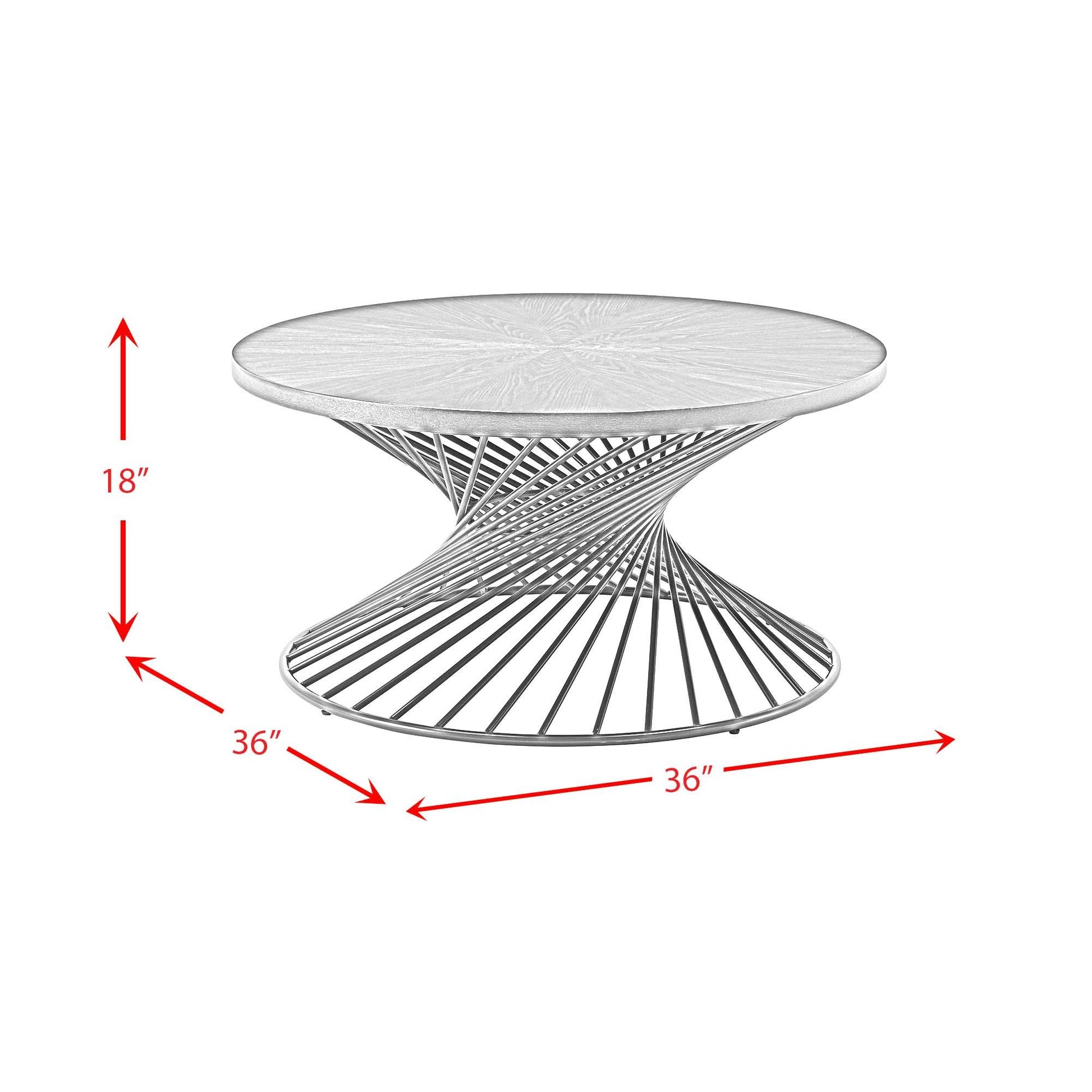  Elements International Terri CTTR800CT Coffee Table IMAGE 6