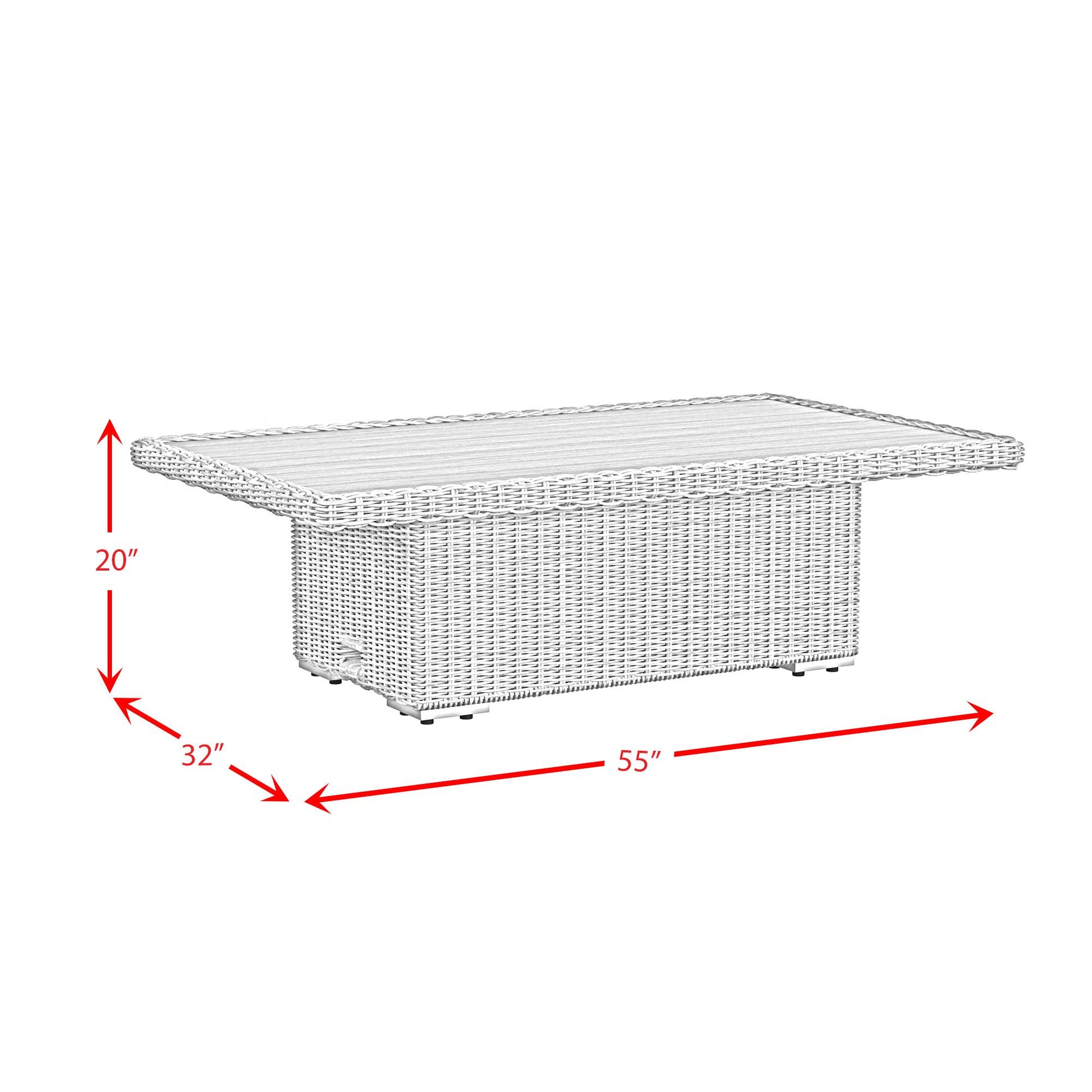  Elements International Carmona O-17990-6-CT Coffee Table IMAGE 9