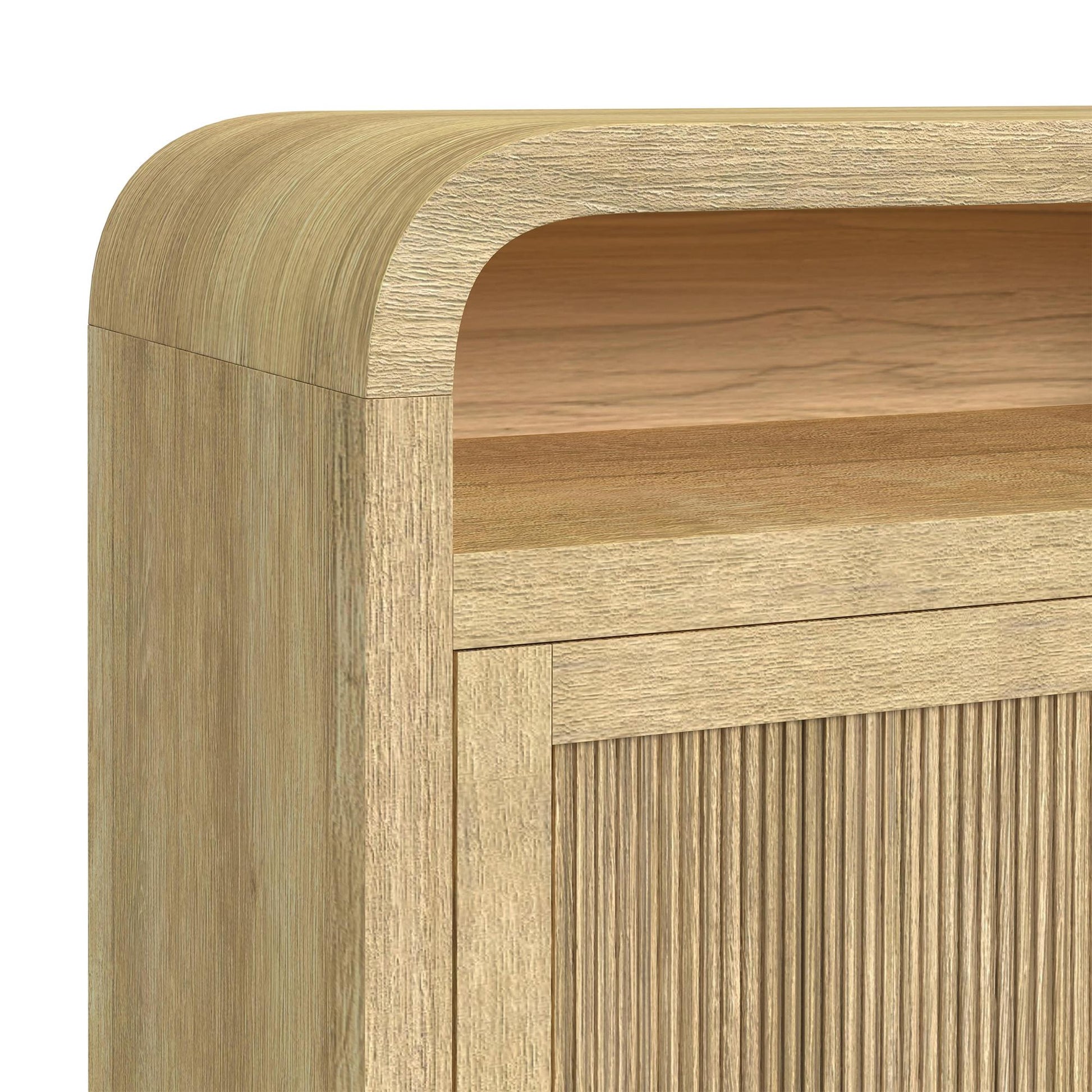  Elements International Ridgemont LA-14440-6-FP Complete 60" Fireplace Cabinet IMAGE 4