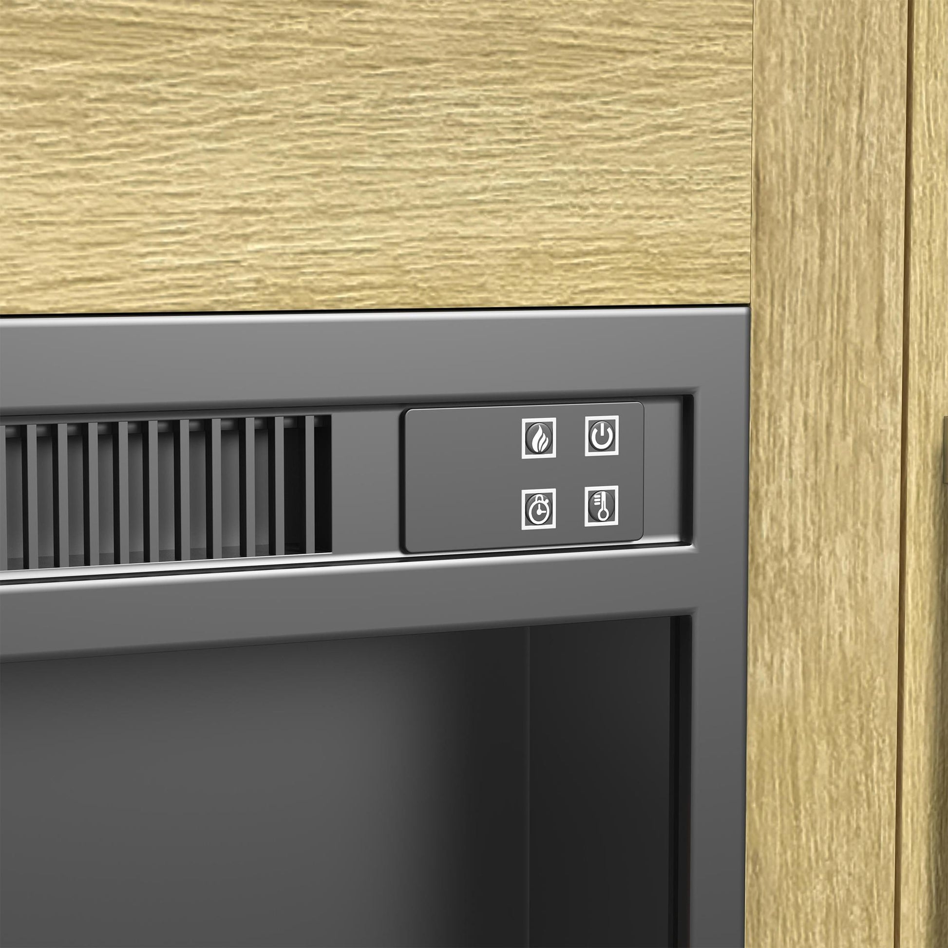  Elements International Ridgemont LA-14440-6-FP Complete 60" Fireplace Cabinet IMAGE 5