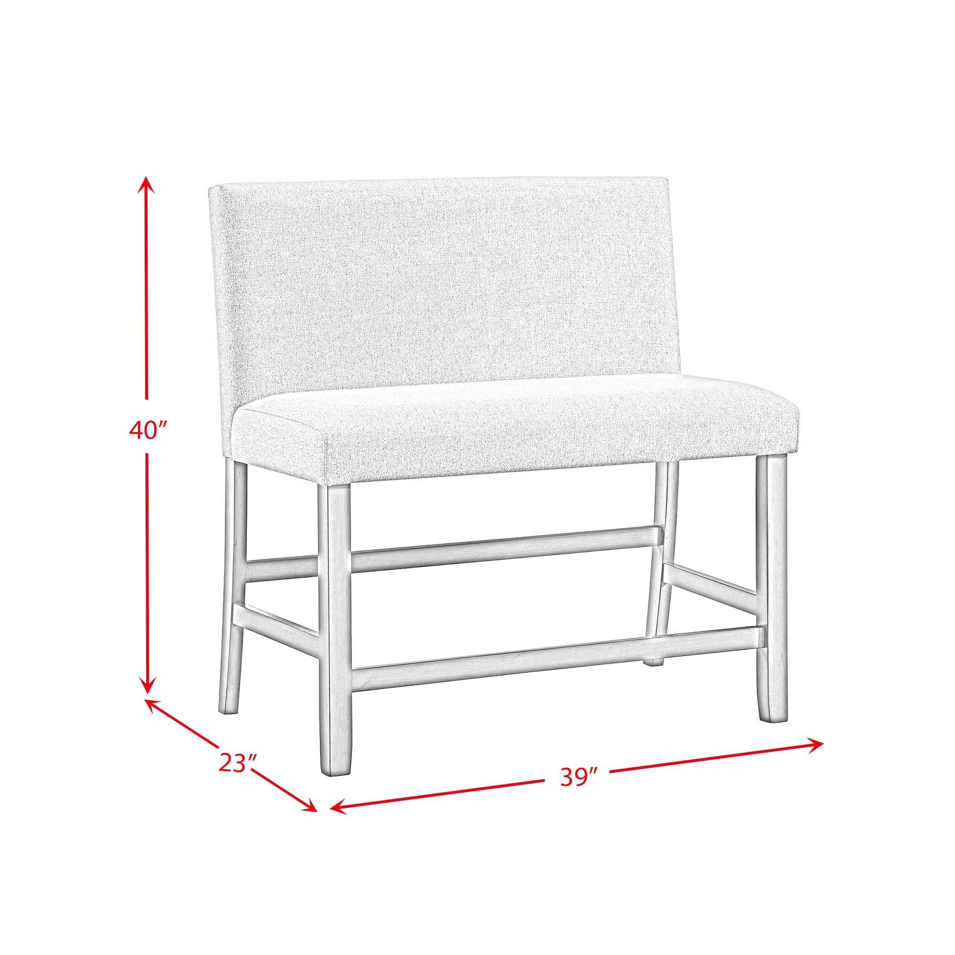  Elements International Seneca D-7670-3-CBN2 Counter Bench IMAGE 11