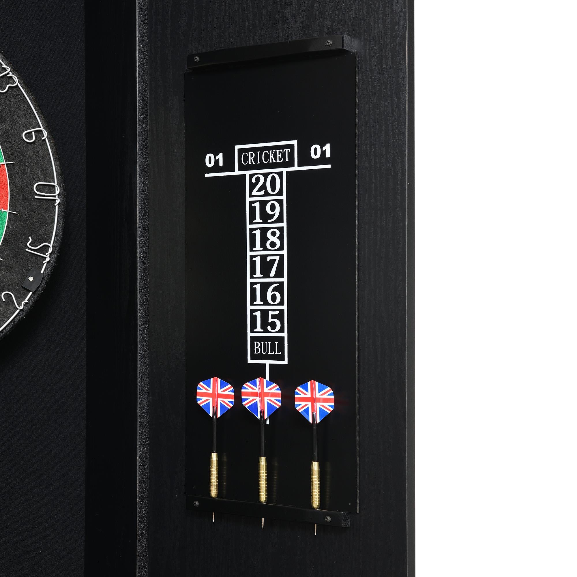  Elements International Hurricanes G-17920-8-DBCE Dartboard Cabinet IMAGE 8