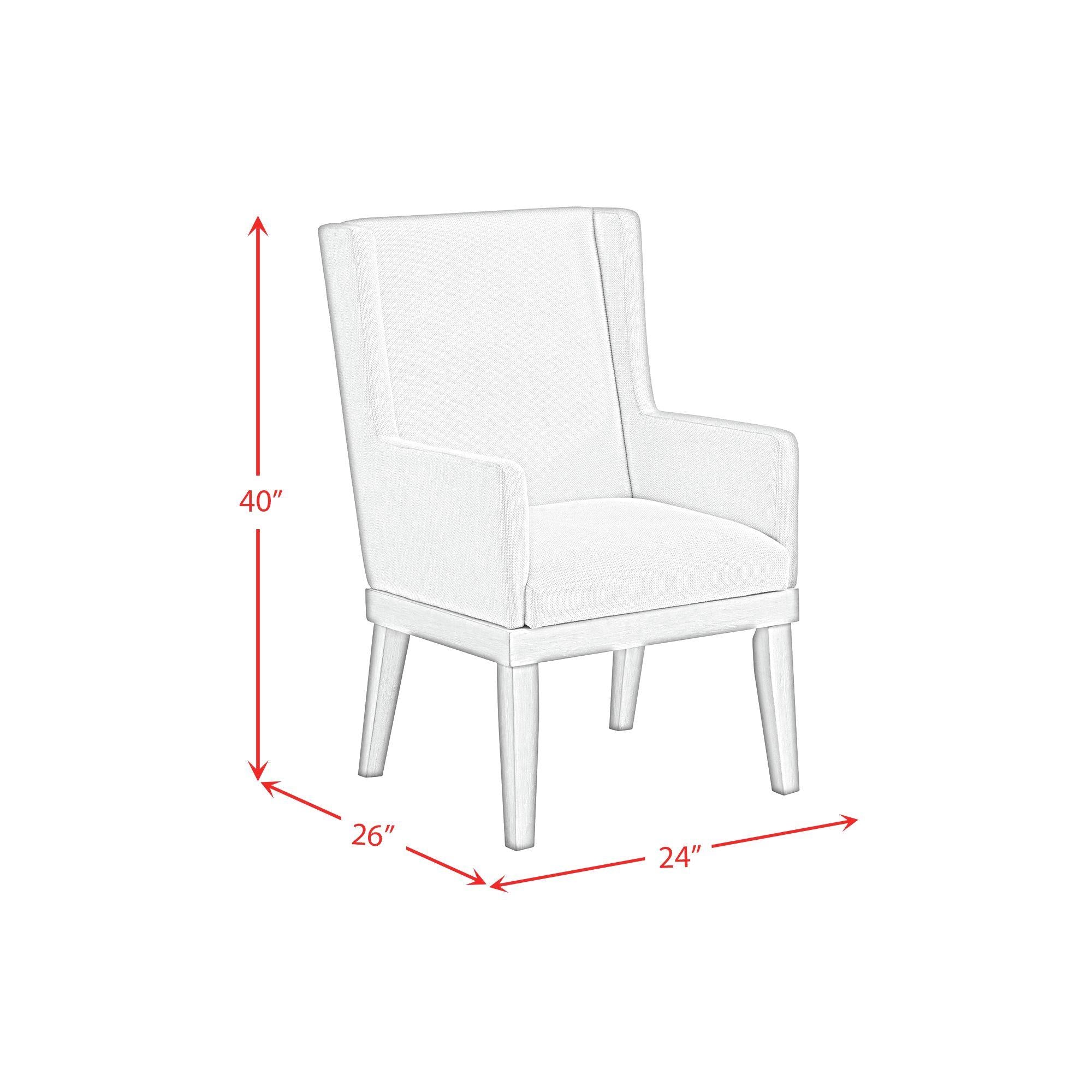  Elements International Avalanche D-11600-7-AC Dining Arm Chair IMAGE 8