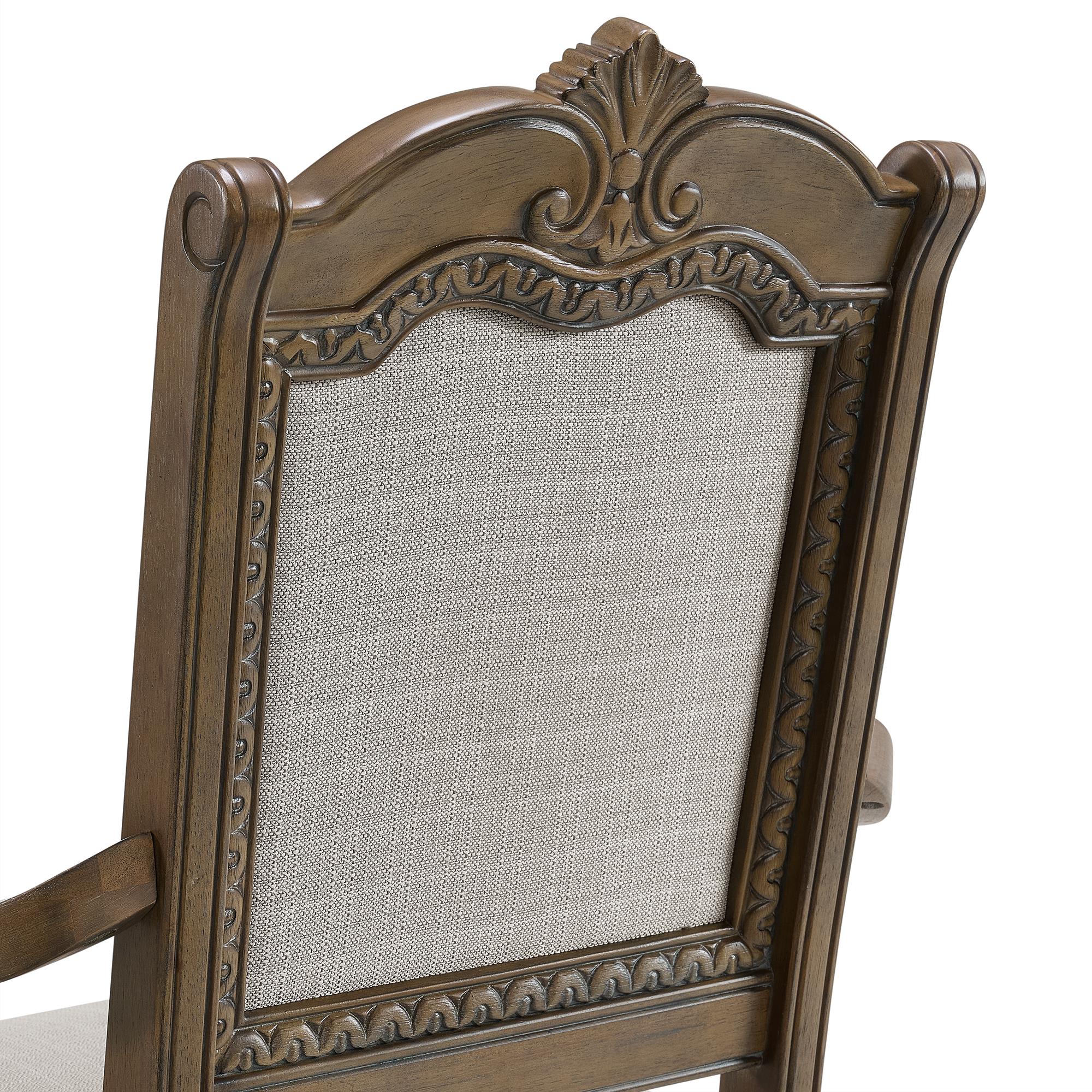  Elements International Madison Park D-10460-5-AC Dining Arm Chair IMAGE 5