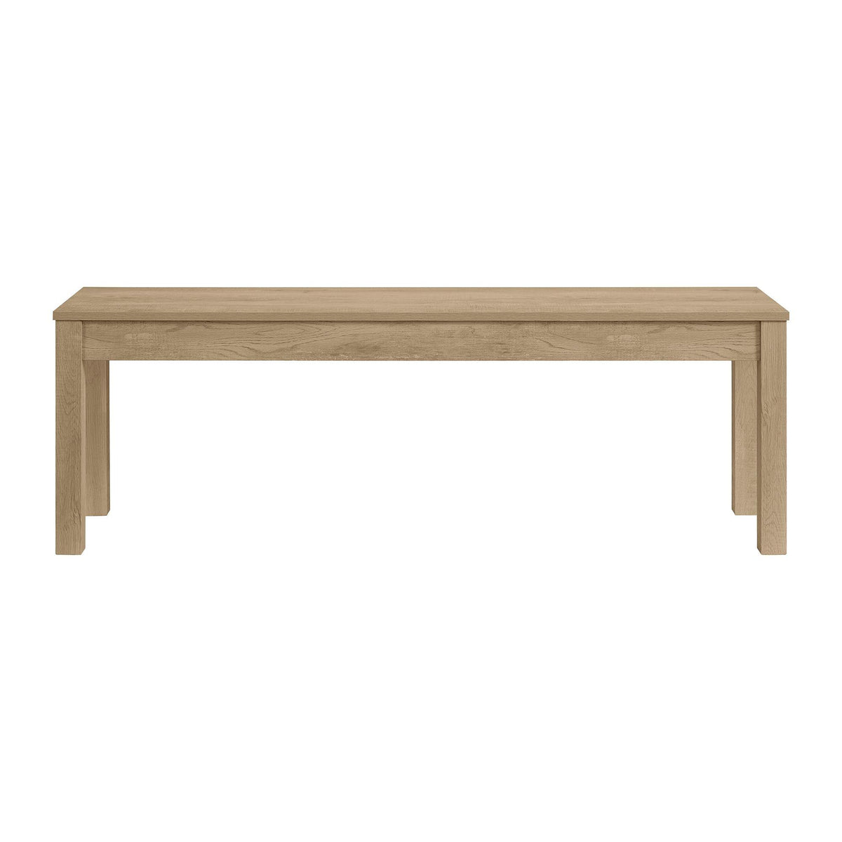  Elements International Eleanor D-6460-5-BN Dining Bench IMAGE 2