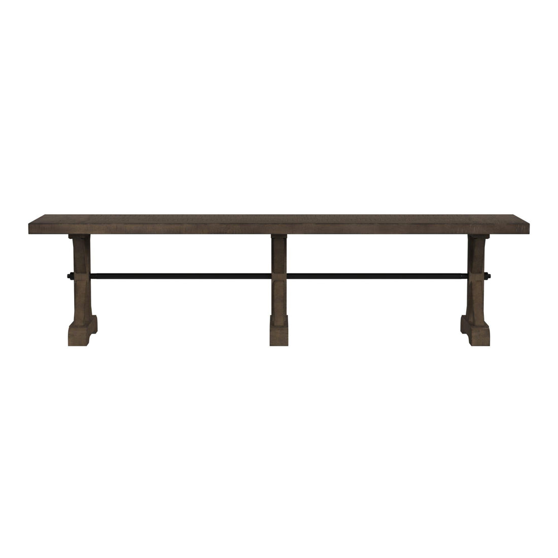  Elements International Yellowstone D-12830-3-BN Dining Bench IMAGE 1