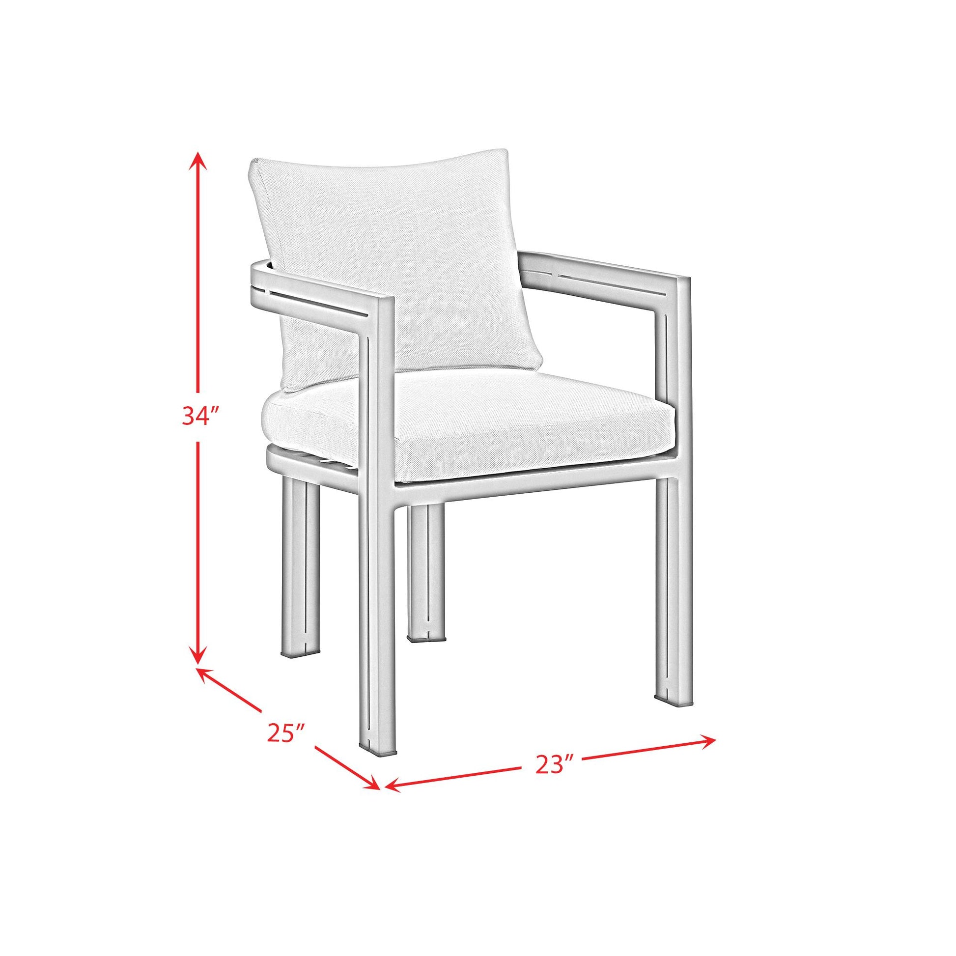  Elements International Playa O-16230-3-SC Dining Chair IMAGE 11