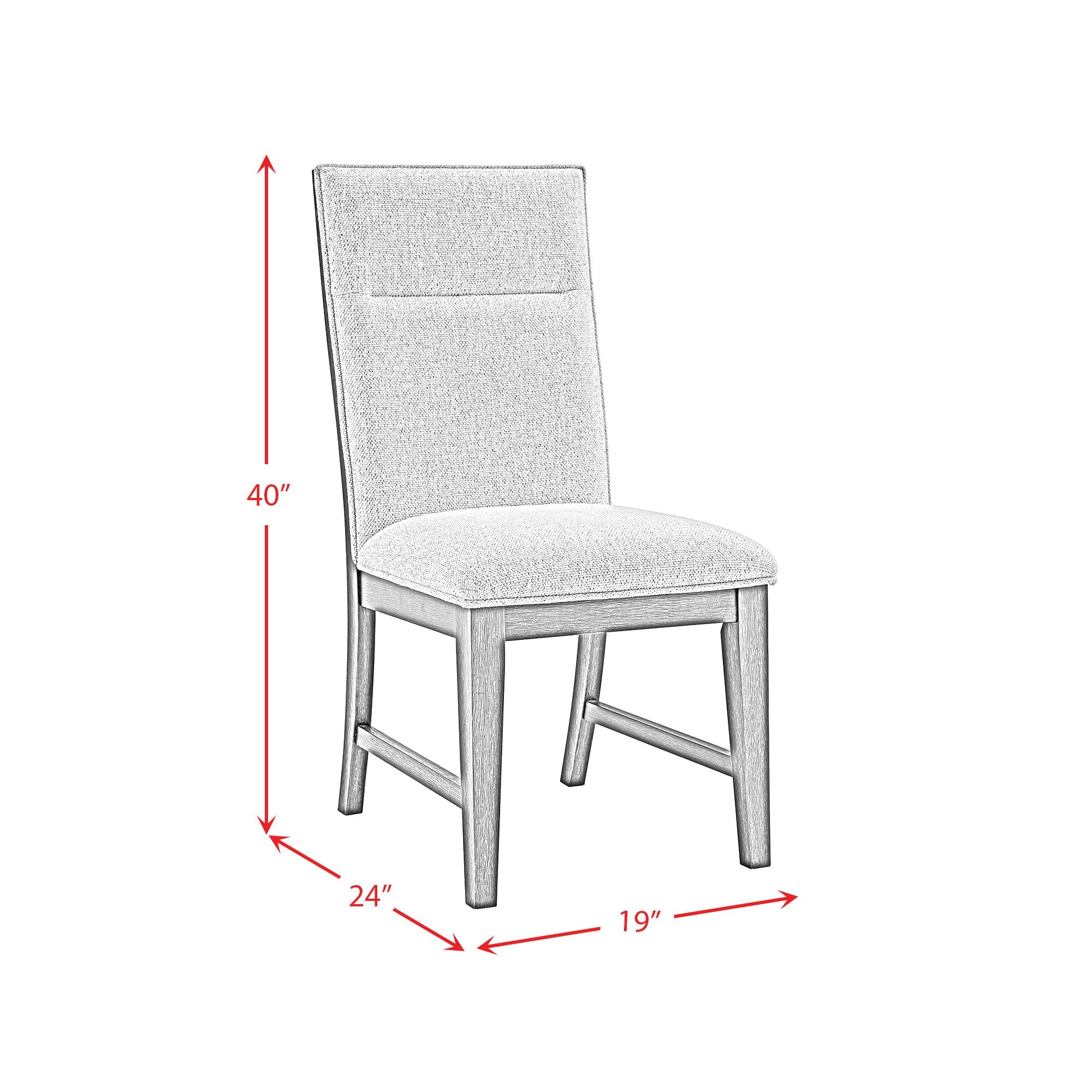  Elements International Axel D-16680-5-SC Dining Chair IMAGE 9