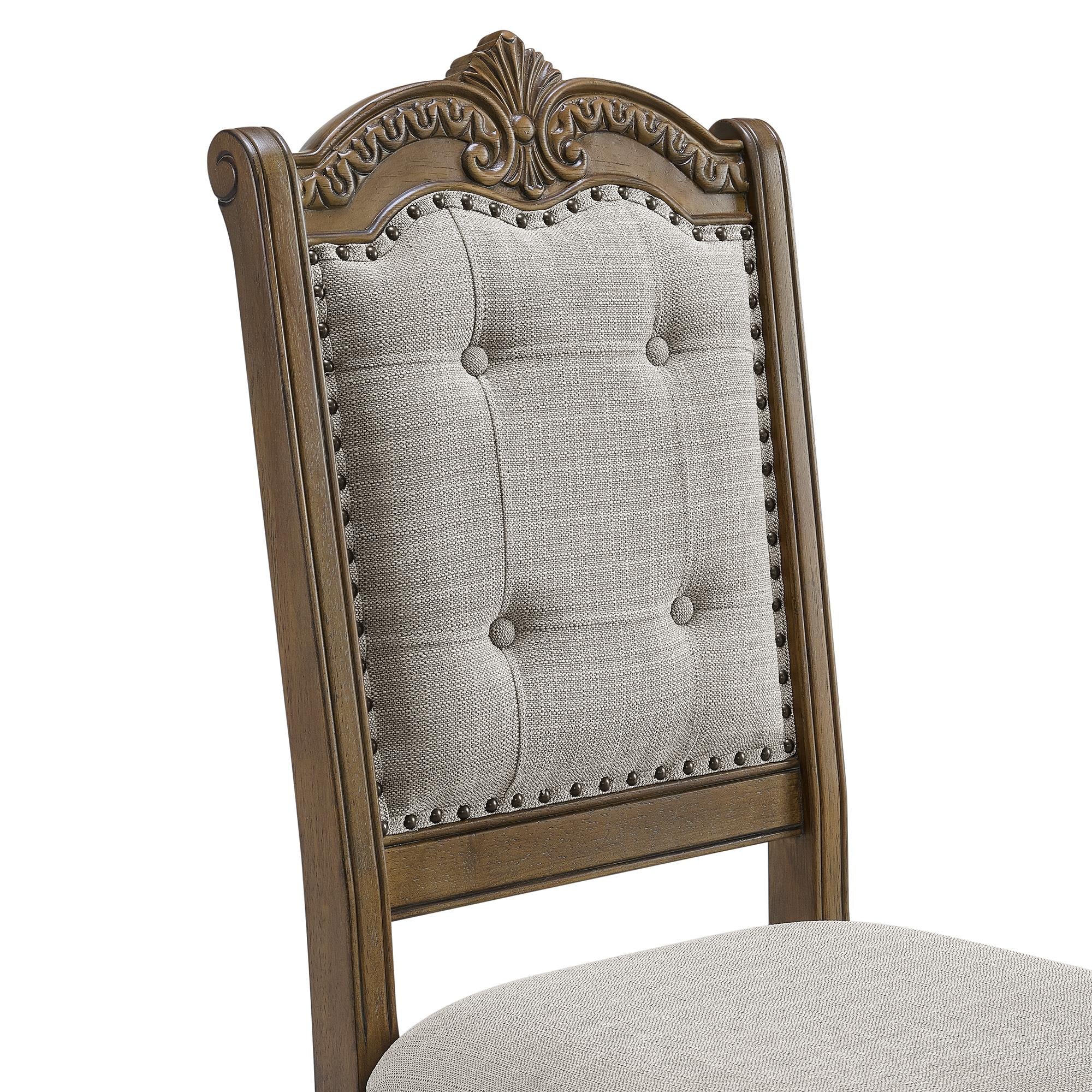  Elements International Madison Park D-10460-5-SC Dining Side Chair IMAGE 4
