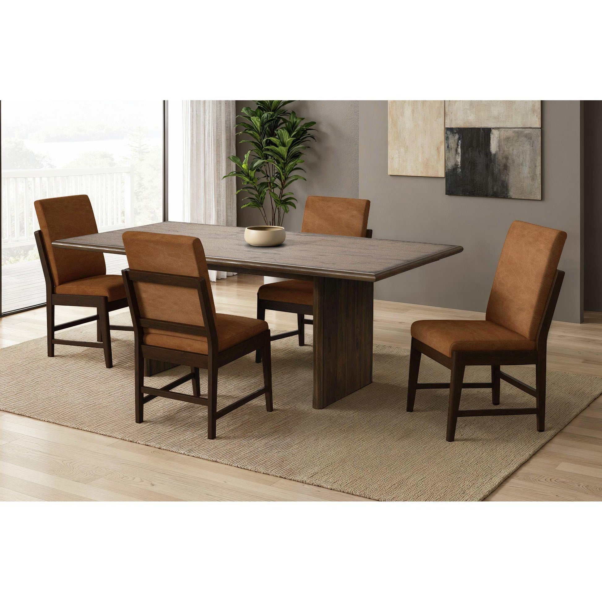  Elements International Brisbane D-16760-5-SC1 Dining Side Chair IMAGE 4