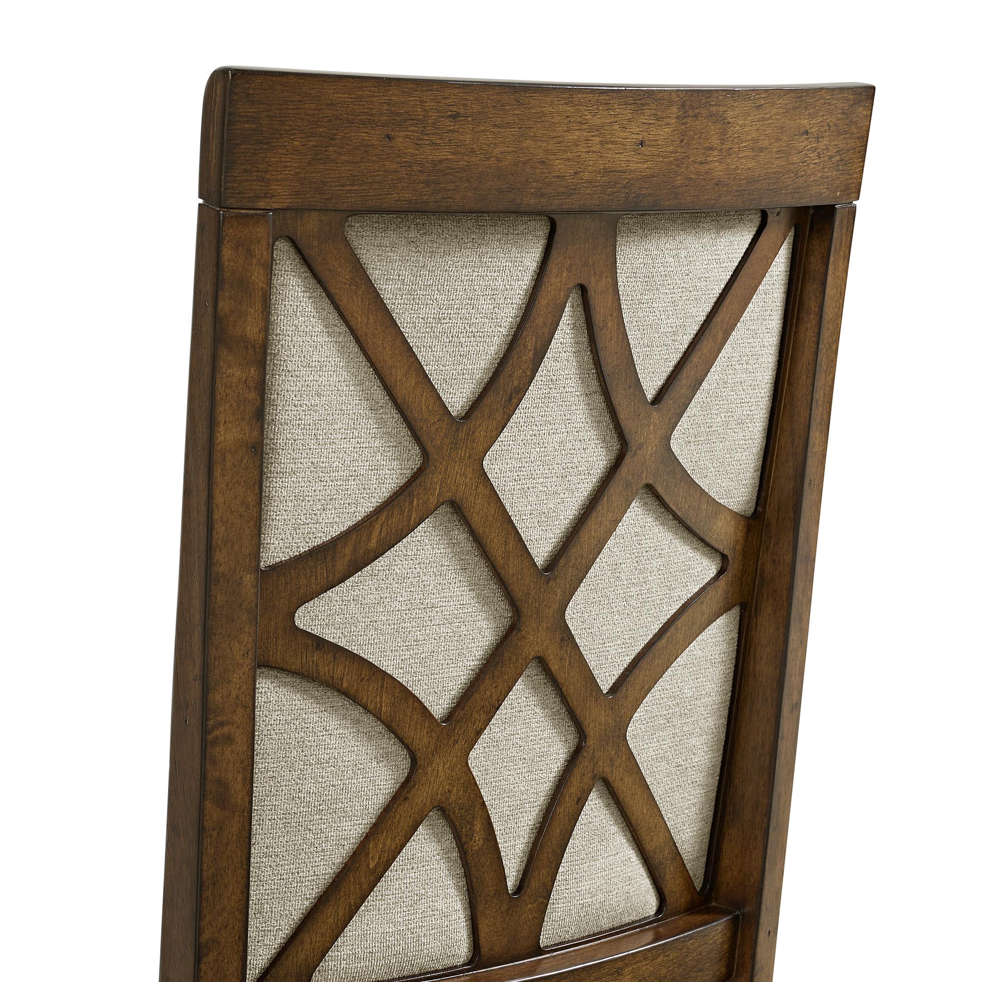  Elements International Phillipe D-5210-5-SC Dining Side Chair IMAGE 7