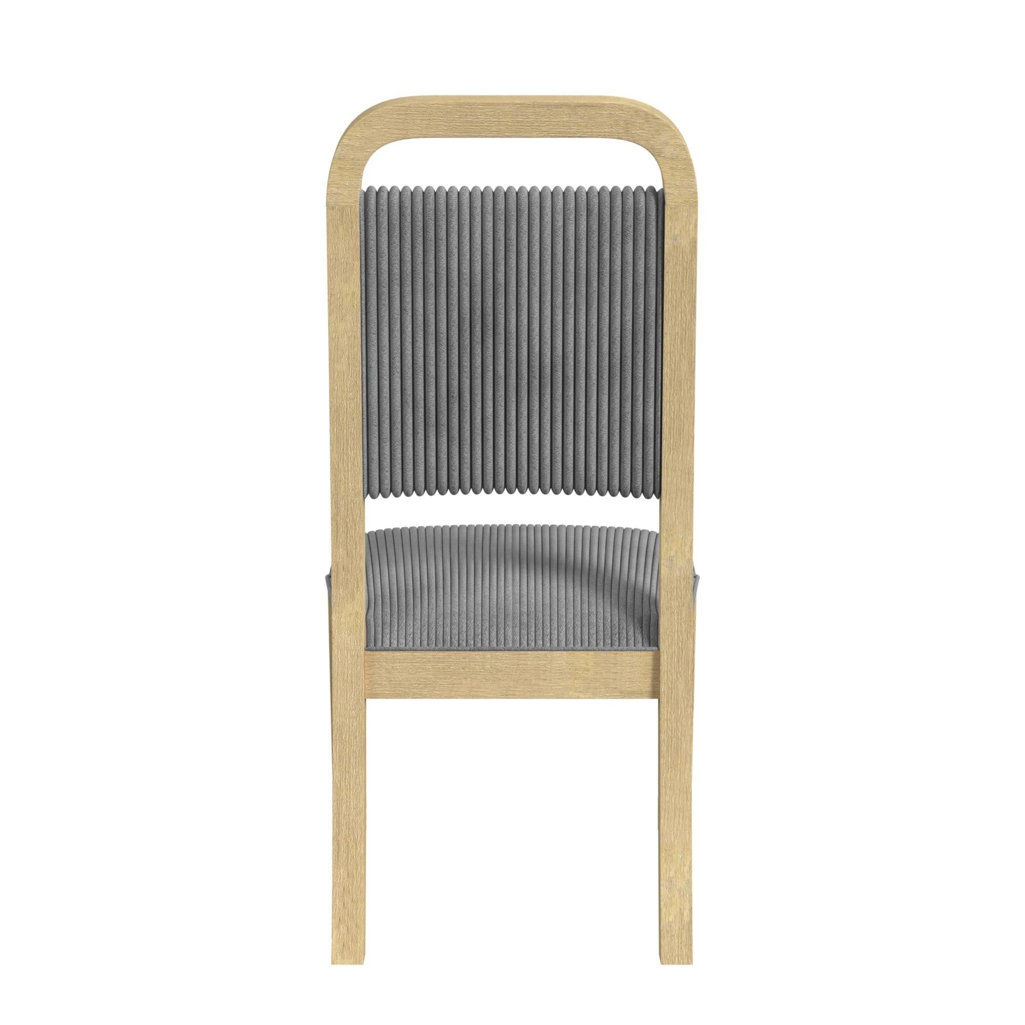  Elements International Ridgemont D-14440-6-SC Dining Side Chair IMAGE 3