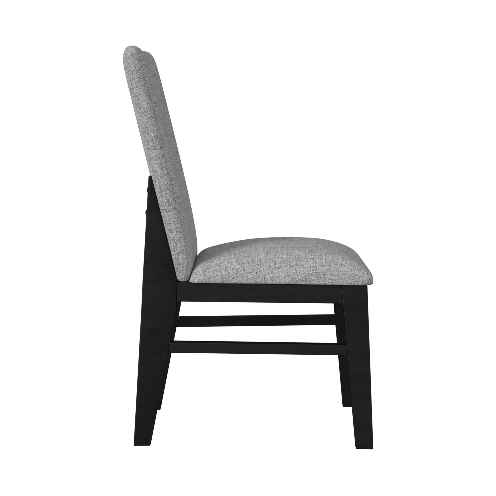 Elements International Marlene D-15850-8-SC Dining Side Chair IMAGE 3