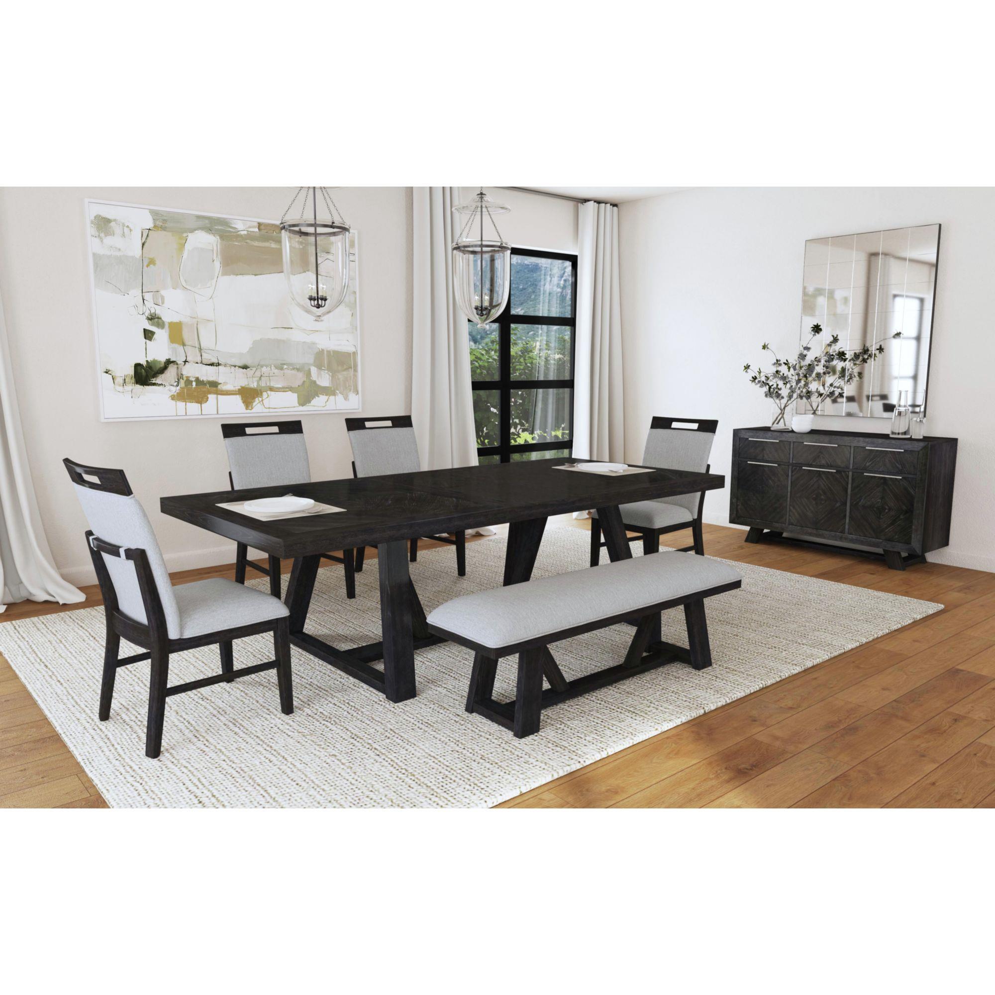  Elements International Transcend D-12980-3-SC Dining Side Chair IMAGE 5