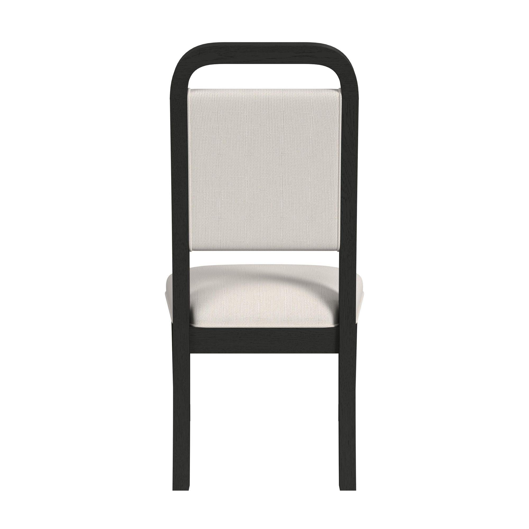  Elements International Ridgemont D-14440-8W-SC2 Dining Side Chair IMAGE 3