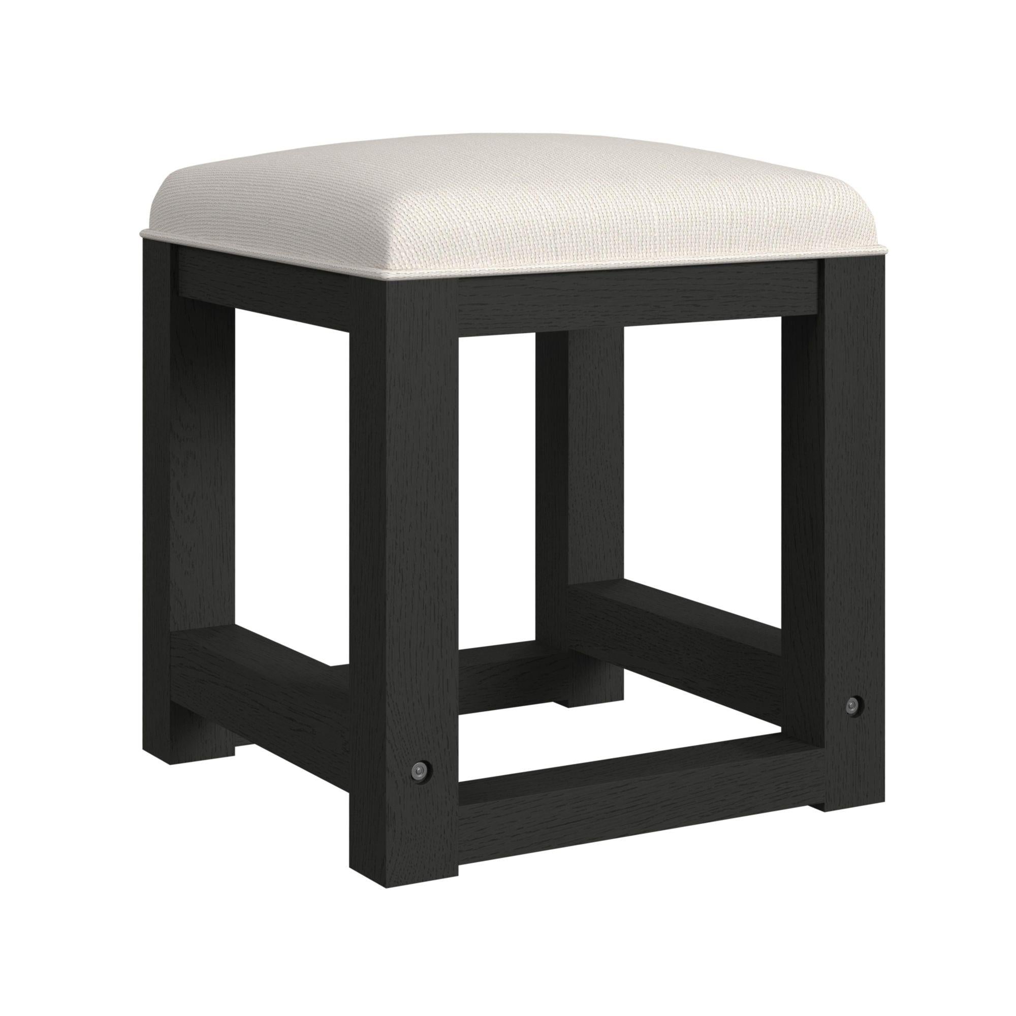  Elements International Ridgemont V-14440-8W-DST Dressing Stool IMAGE 1