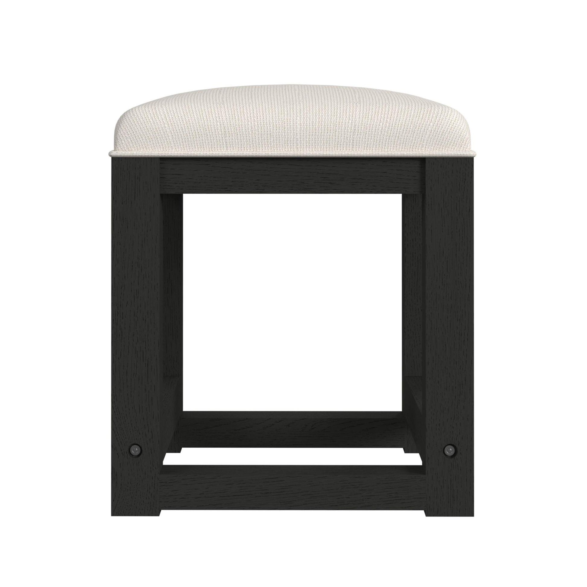  Elements International Ridgemont V-14440-8W-DST Dressing Stool IMAGE 2