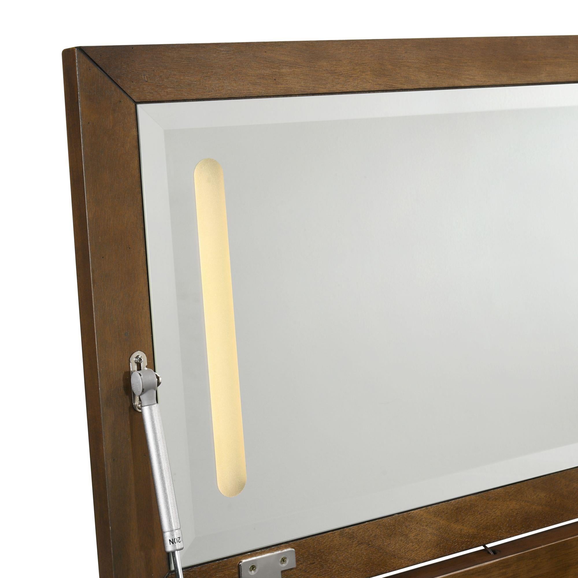 Elements International Malibu V-4650-5-VN Dressing Table IMAGE 10