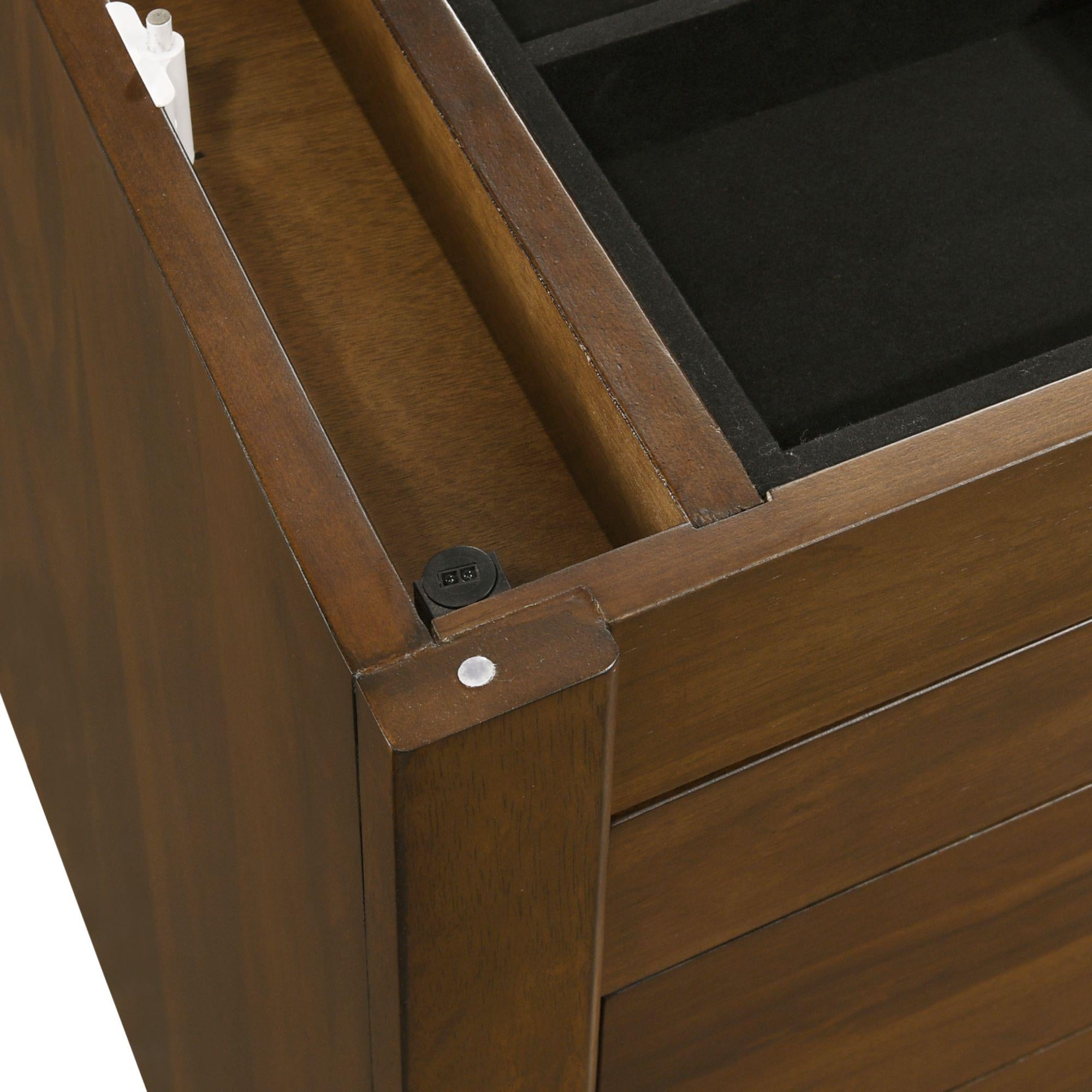  Elements International Malibu V-4650-5-VN Dressing Table IMAGE 12
