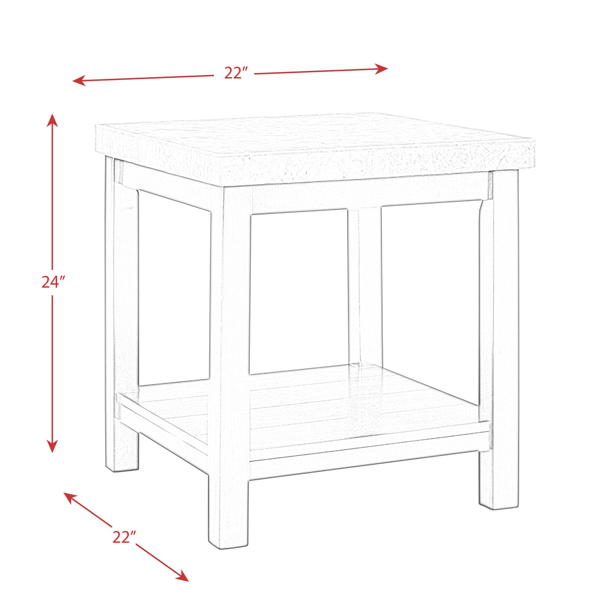  Elements International Kansas CKS100ET End Table IMAGE 11