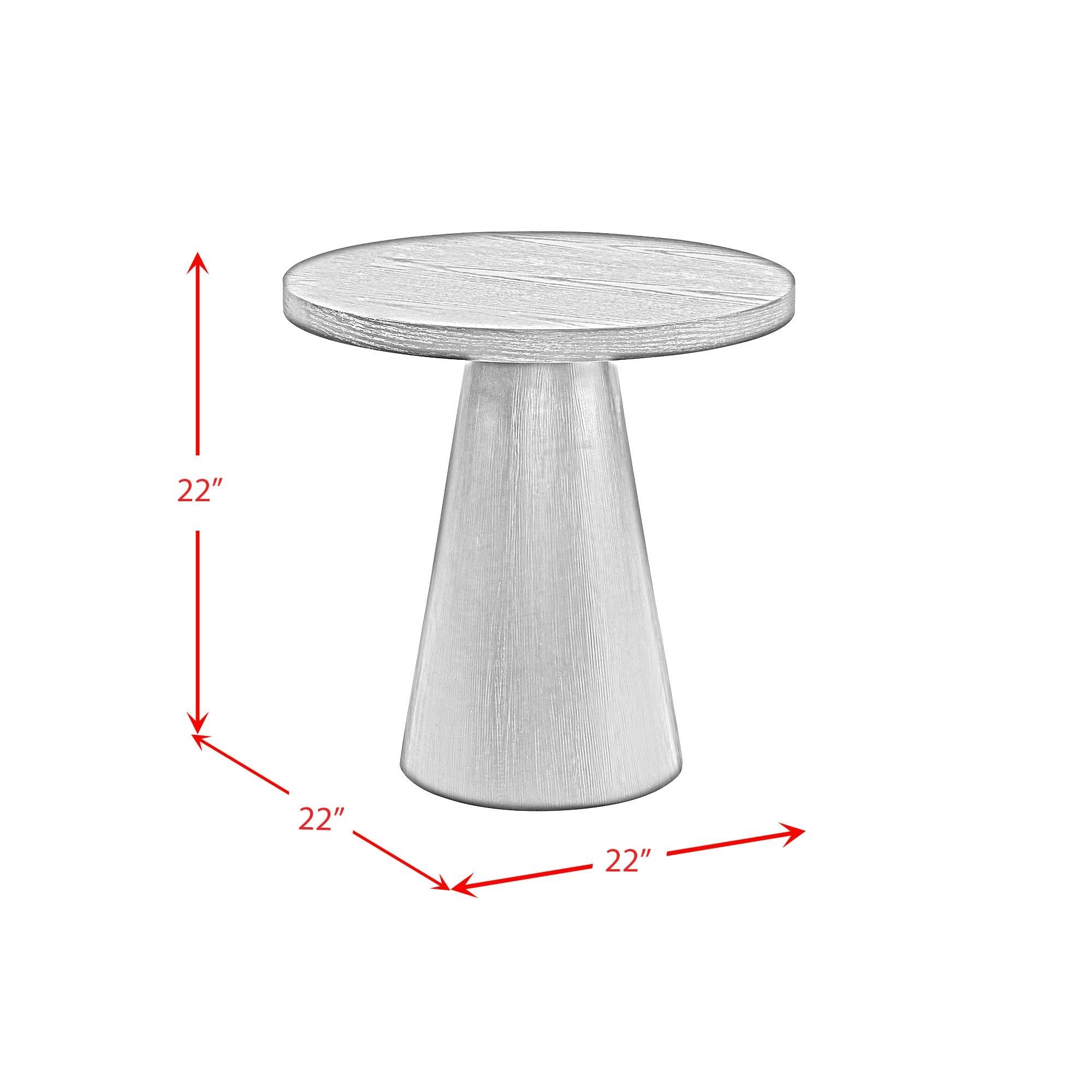  Elements International Portland T-1710-8-ET End Table IMAGE 8