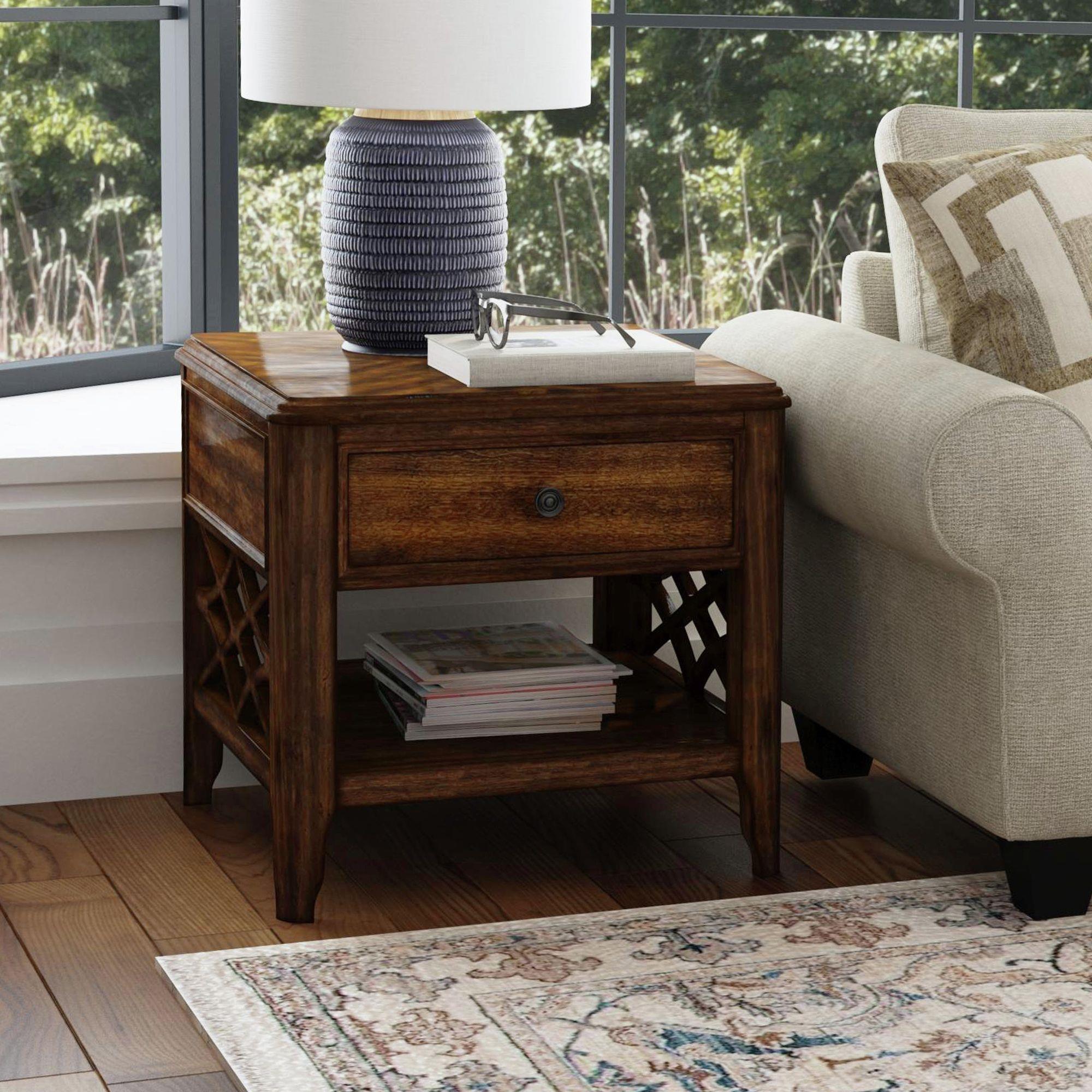  Elements International Phillipe T-5210-5-ET End Table IMAGE 4