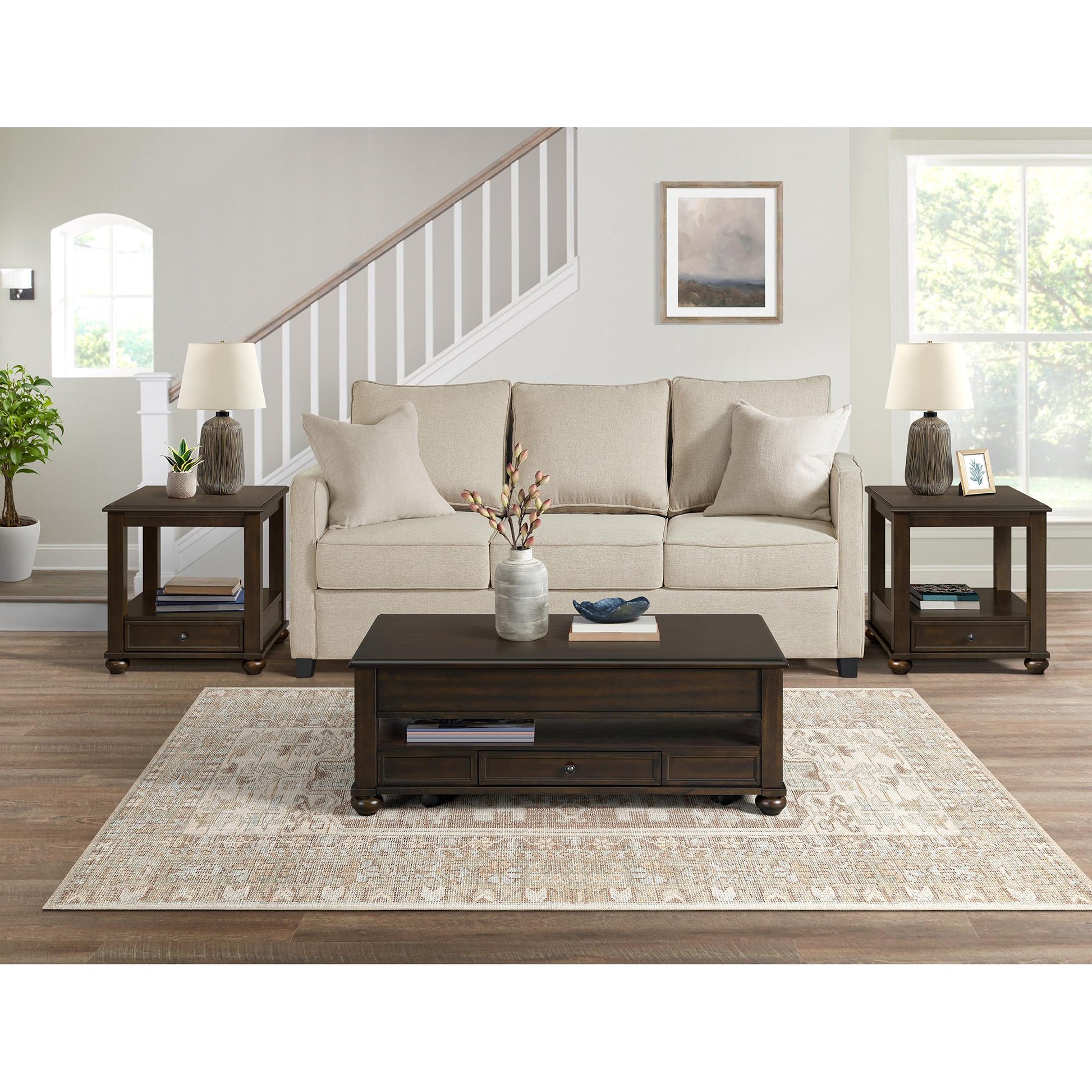  Elements International Wagner T-15740-5-ET End Table IMAGE 3