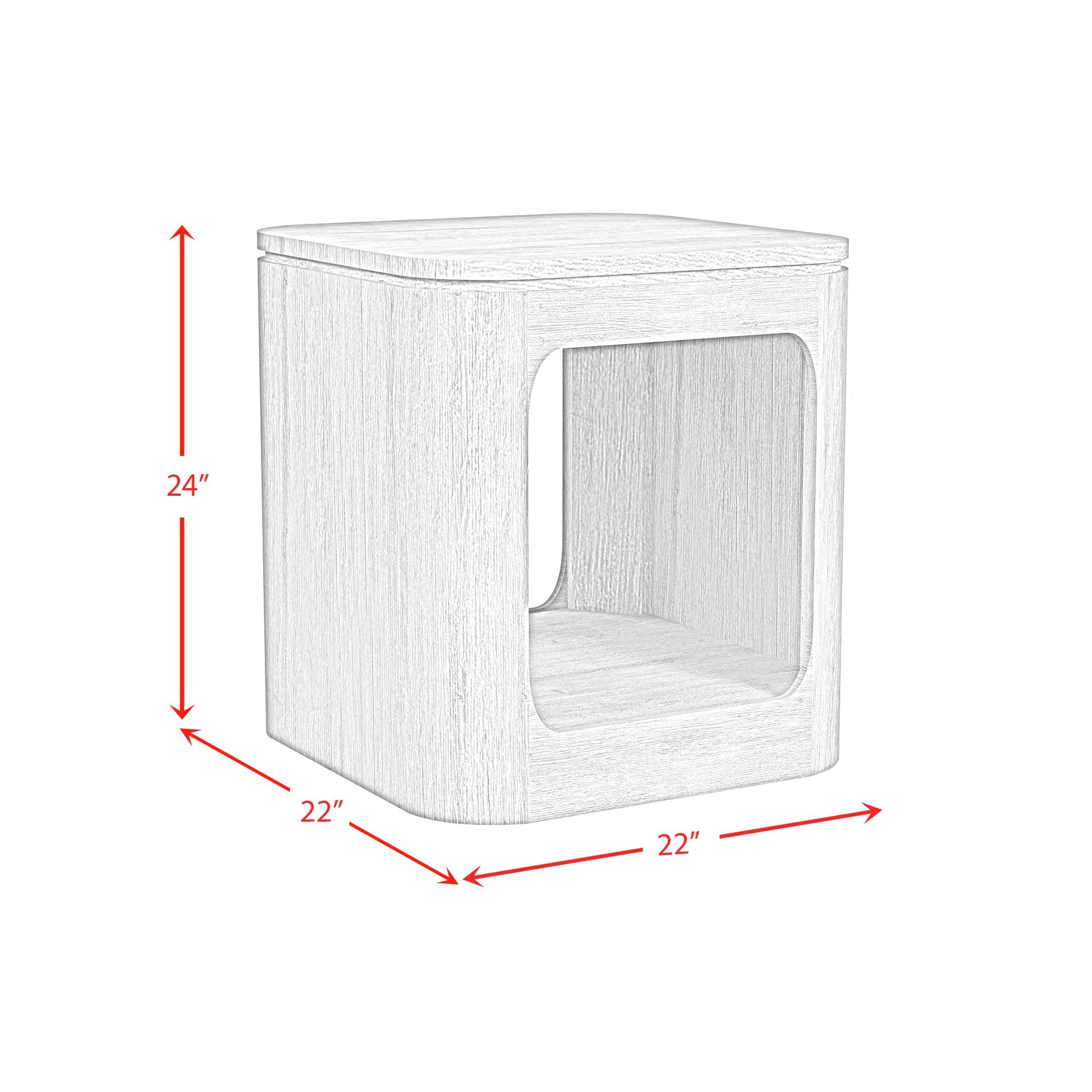  Elements International Rosalie T-16860-8-ET End Table IMAGE 1