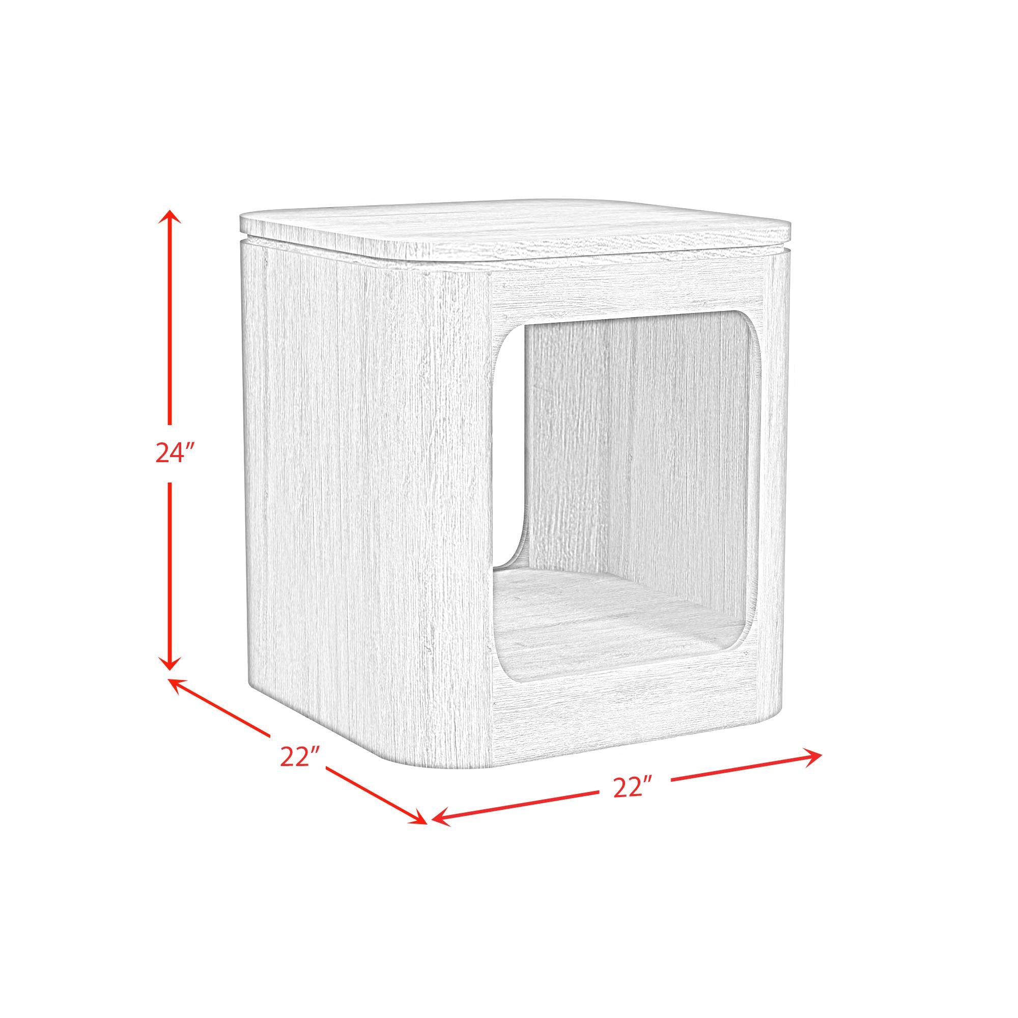  Elements International Rosalie T-16860-8-ET End Table IMAGE 1