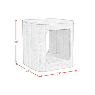  Elements International Rosalie T-16860-8-ET End Table IMAGE 1