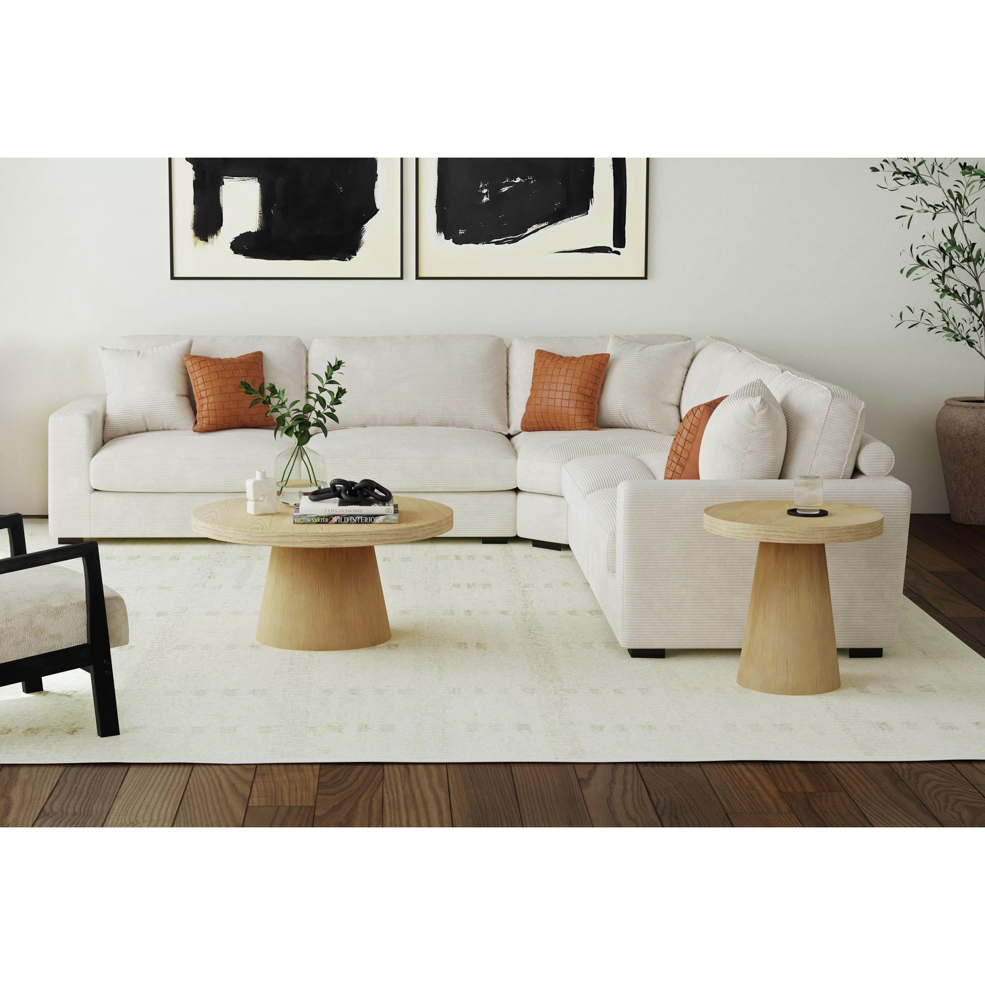  Elements International Portland T-1710-5-ET End Table IMAGE 2