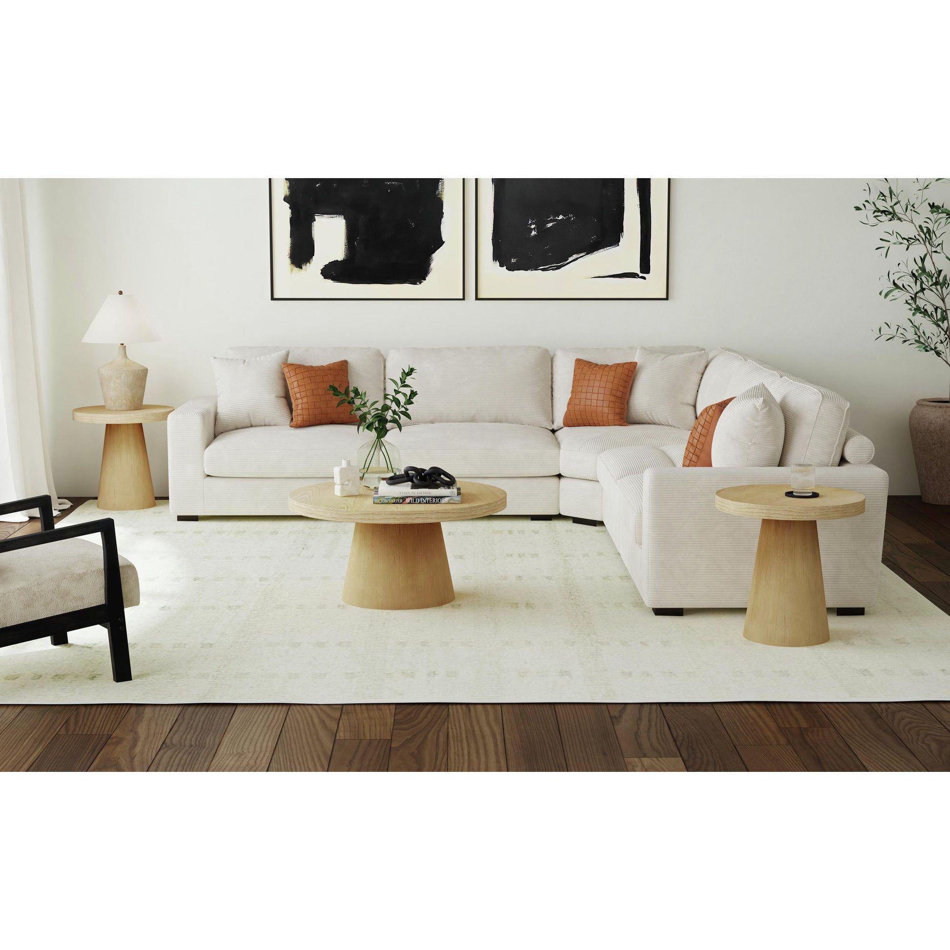  Elements International Portland T-1710-5-ET End Table IMAGE 3