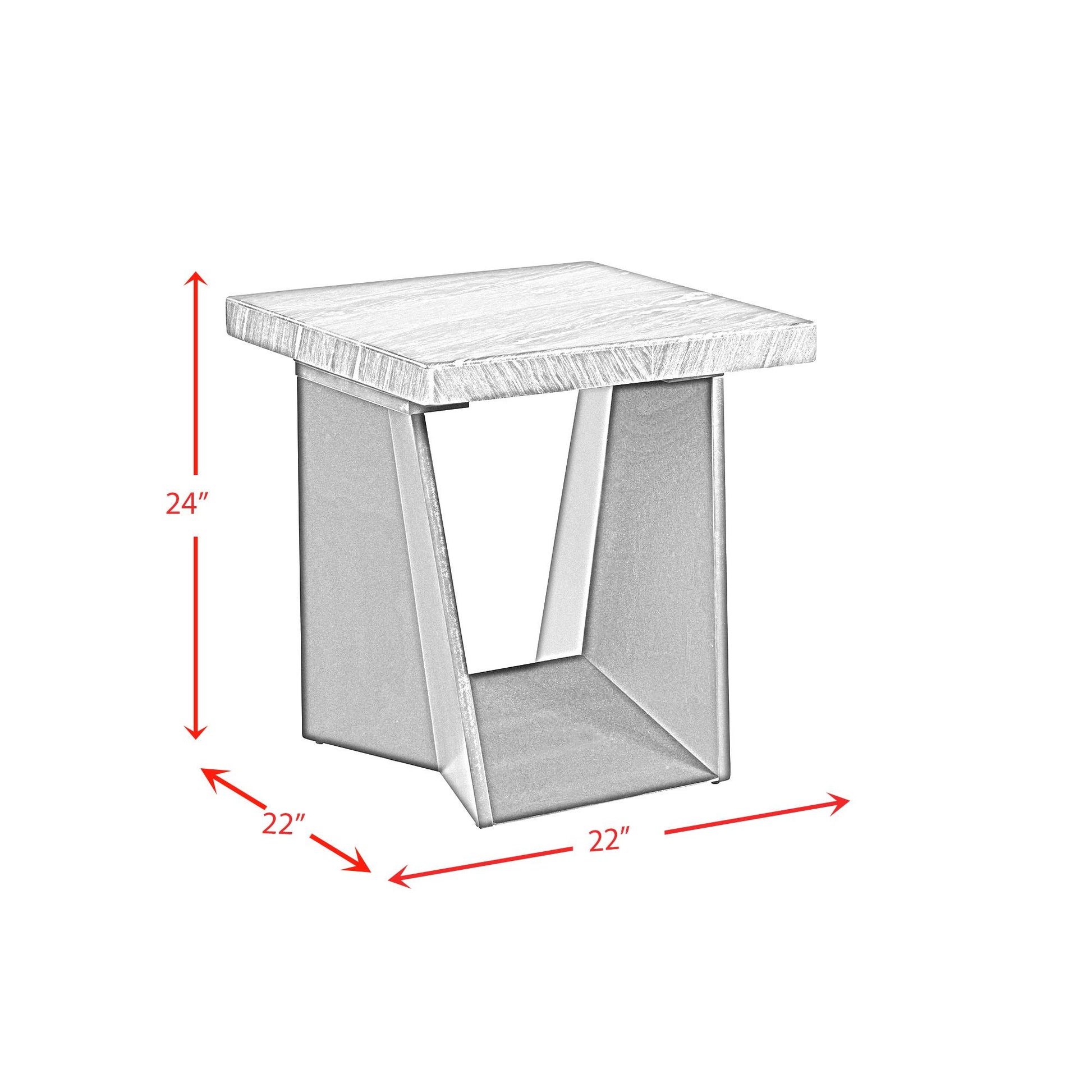  Elements International Beckley CTBY800ETC End Table IMAGE 9