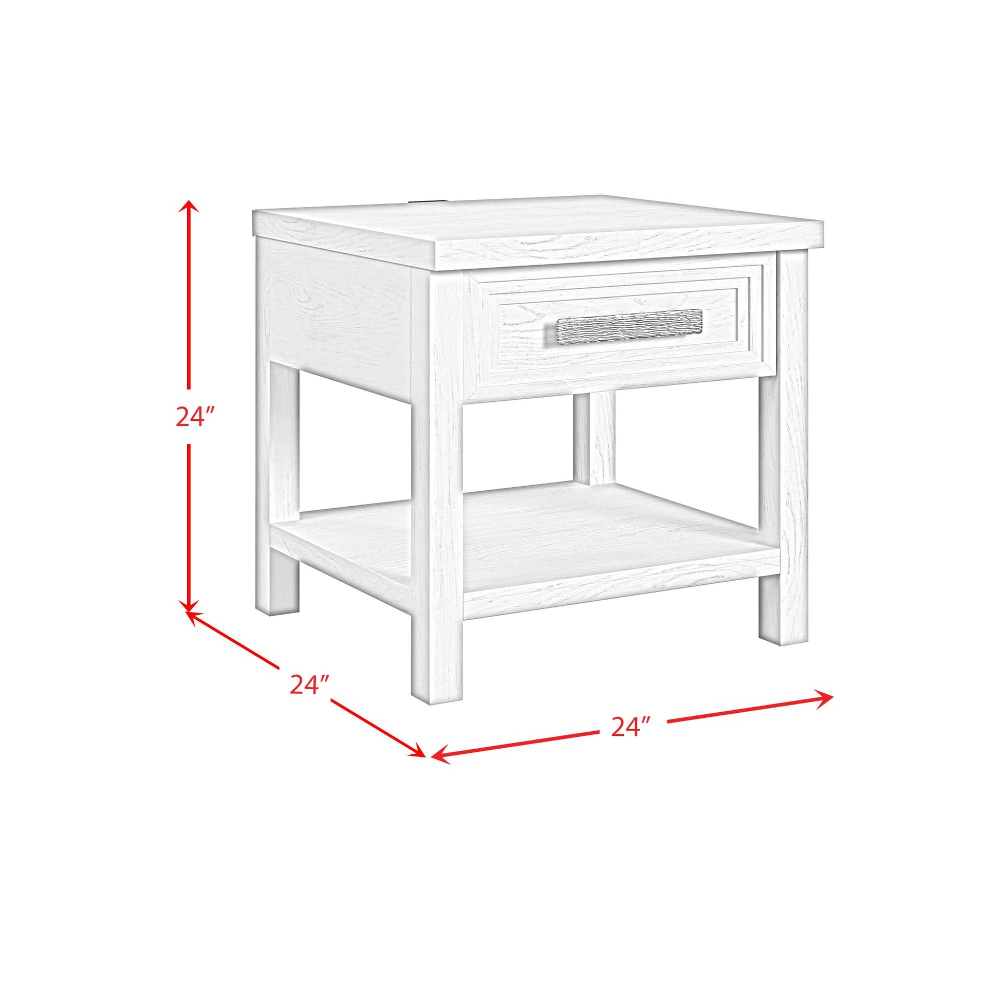  Elements International Avalanche T-11600-7-ET End Table IMAGE 10