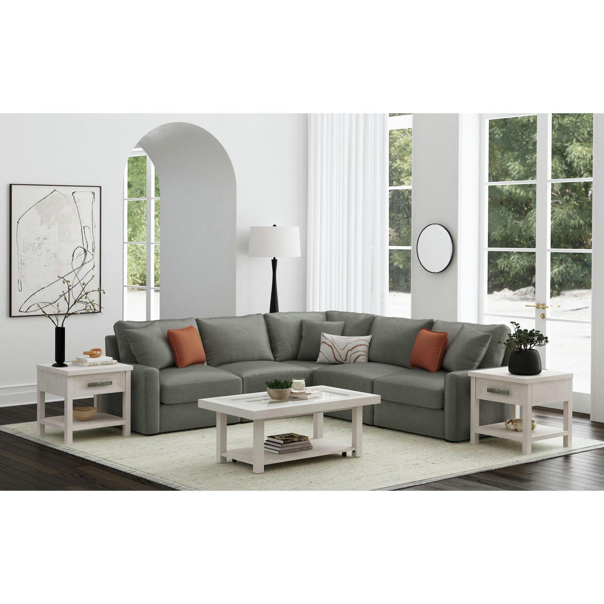  Elements International Avalanche T-11600-7-ET End Table IMAGE 4