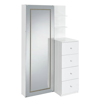  Elements International Vancouver A-17310-7-FM Floor Mirror IMAGE 1