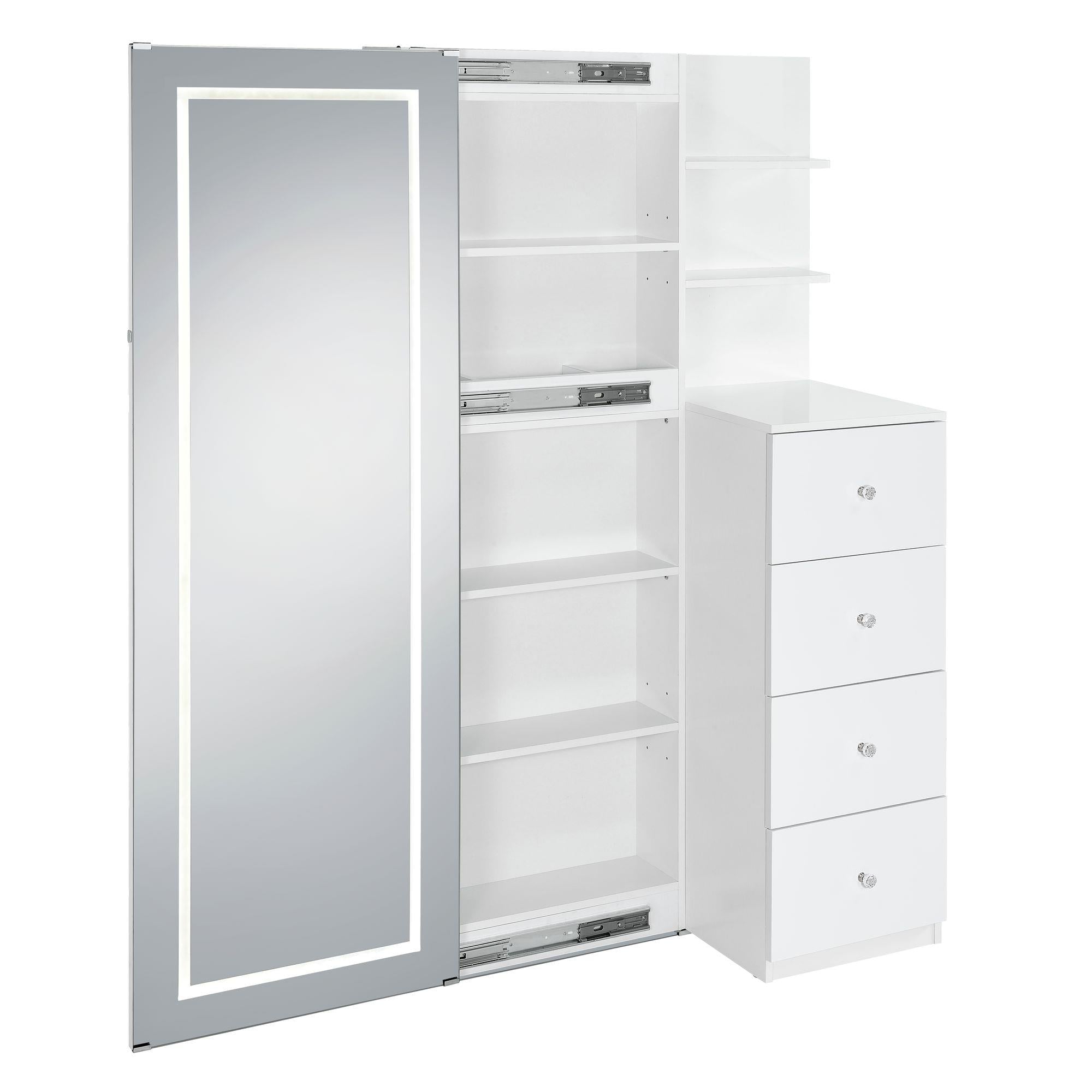  Elements International Vancouver A-17310-7-FM Floor Mirror IMAGE 3