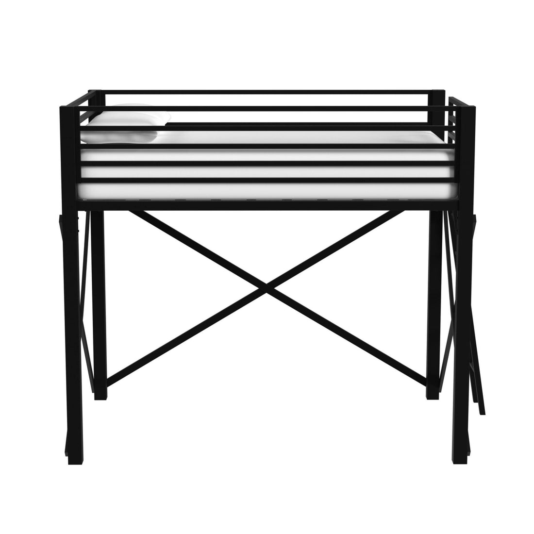  Elements International Talia Y-14090-8-FBK Full Loft Bunk And Ladder IMAGE 1