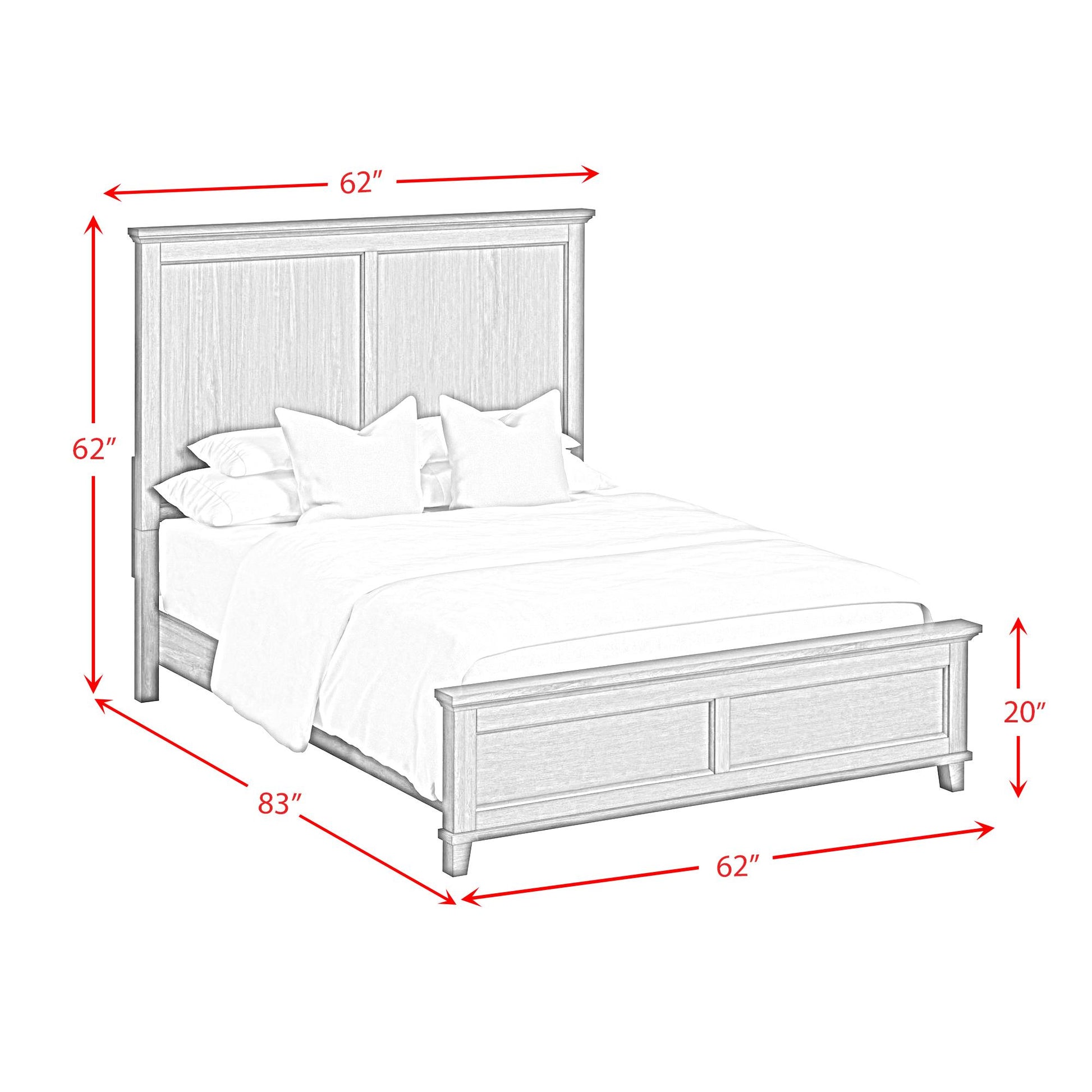  Elements International Canterbury B-13030-3-FB Full Panel Bed IMAGE 7