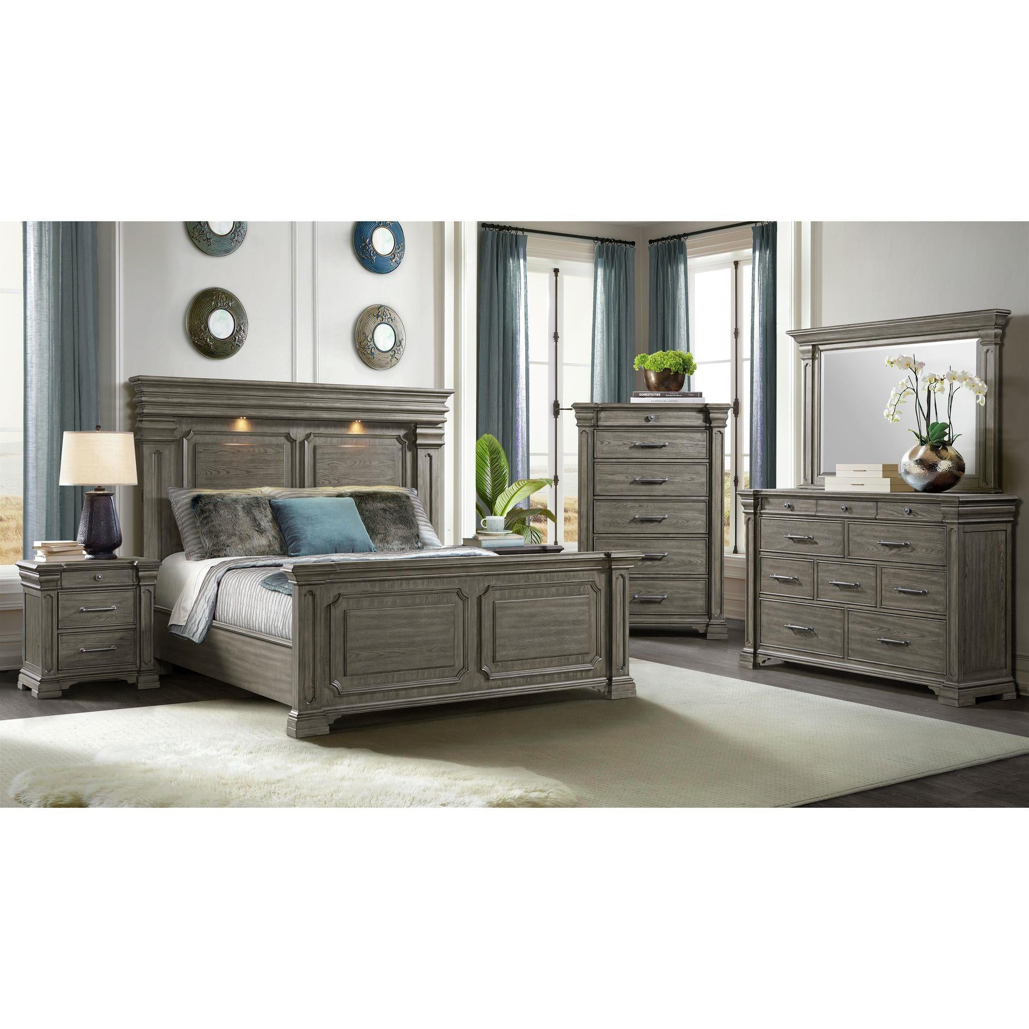  Elements International Kings Court B.10315.KB King Bed IMAGE 3