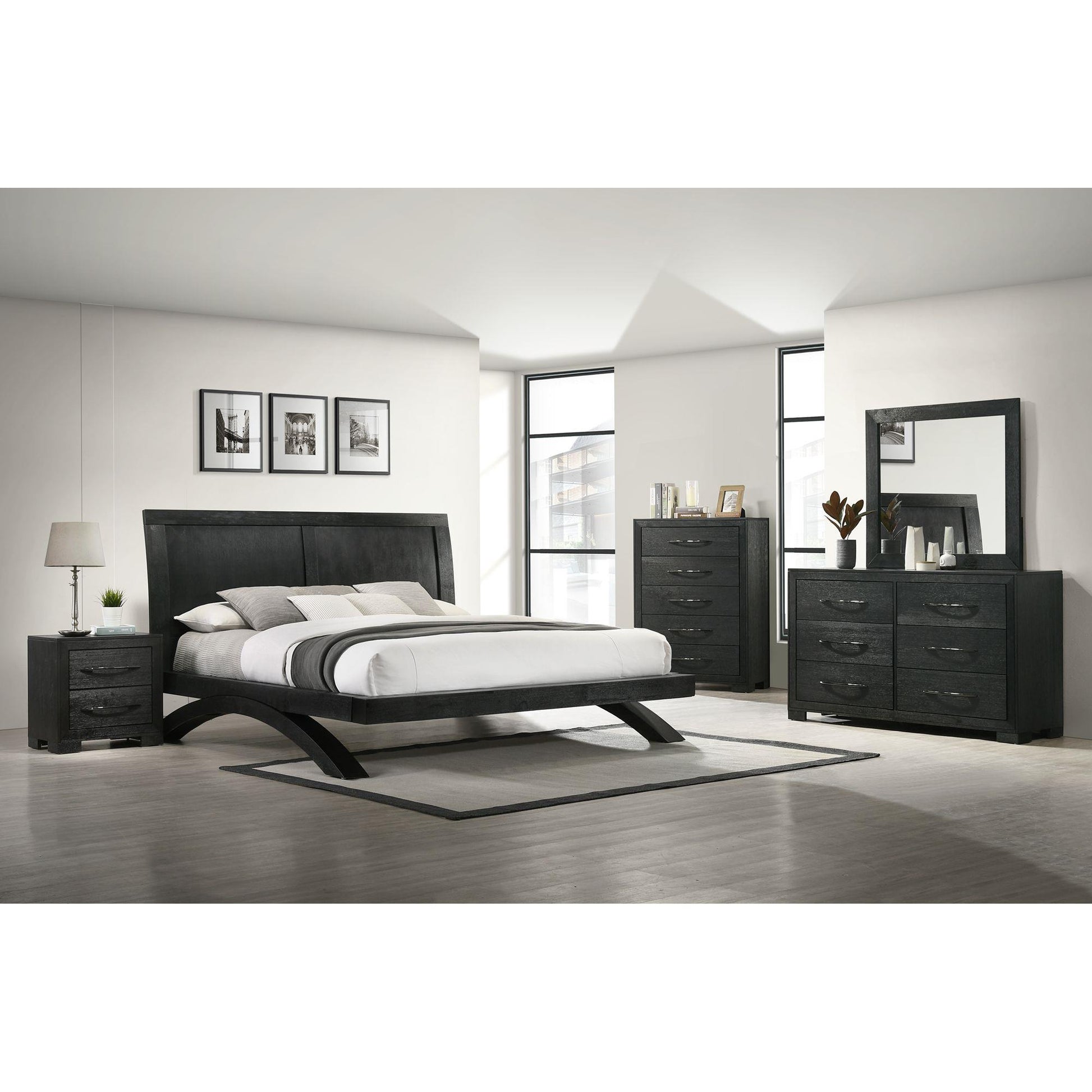  Elements International Allan B-3410-8-KB King Bed IMAGE 4